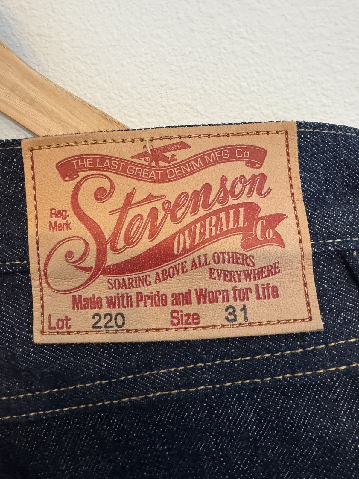 Stevenson Overall Co. Stevenson Overall Co. Carmel 220 One Wash Size US 31 - 9 Thumbnail