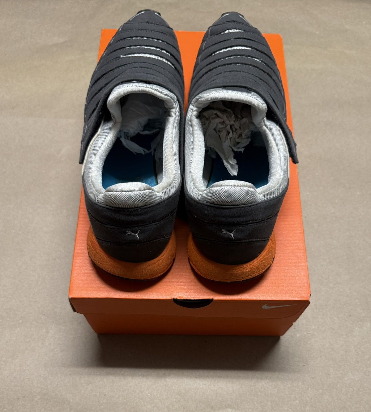 Puma Puma Osu NM Orange Grey Mens size 14 Casual Shoes Rare! Size US 14 / EU 47 - 4 Thumbnail