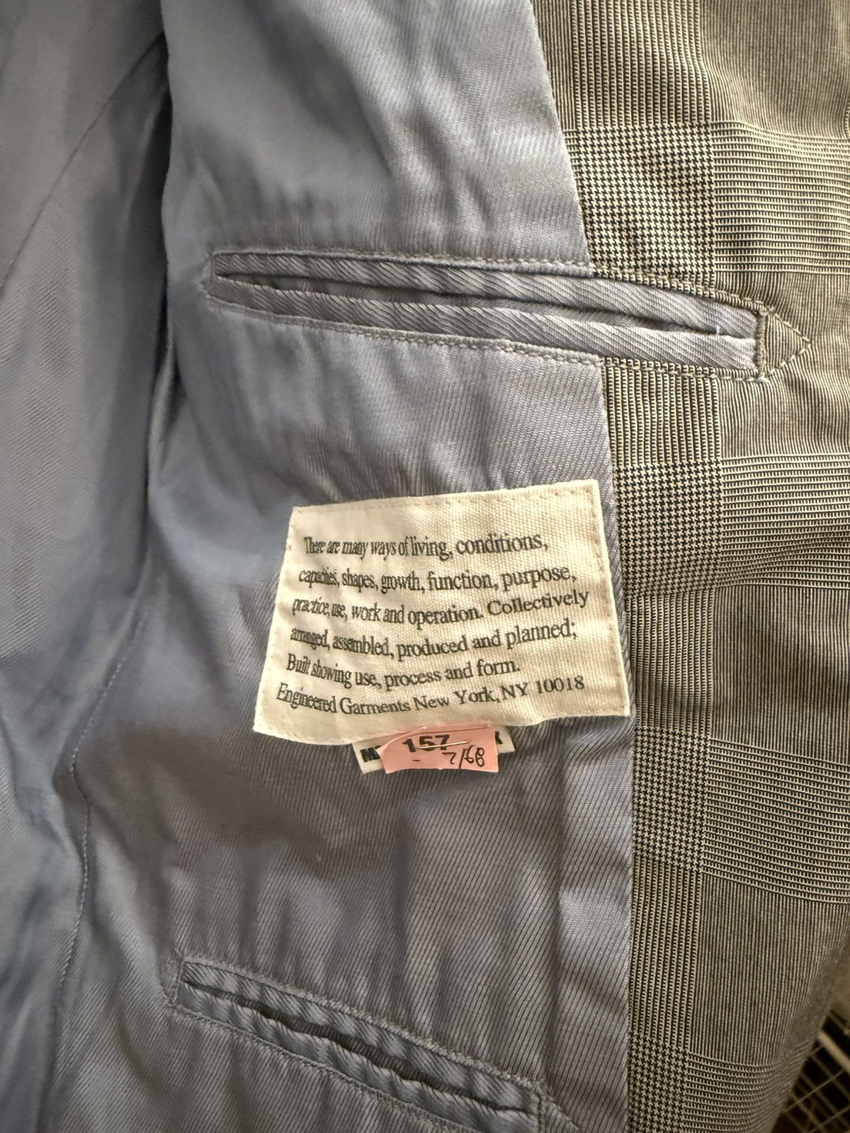 Engineered Garments Engineered Garments Checkered Blazer Size US M / EU 48-50 / 2 - 3 Thumbnail