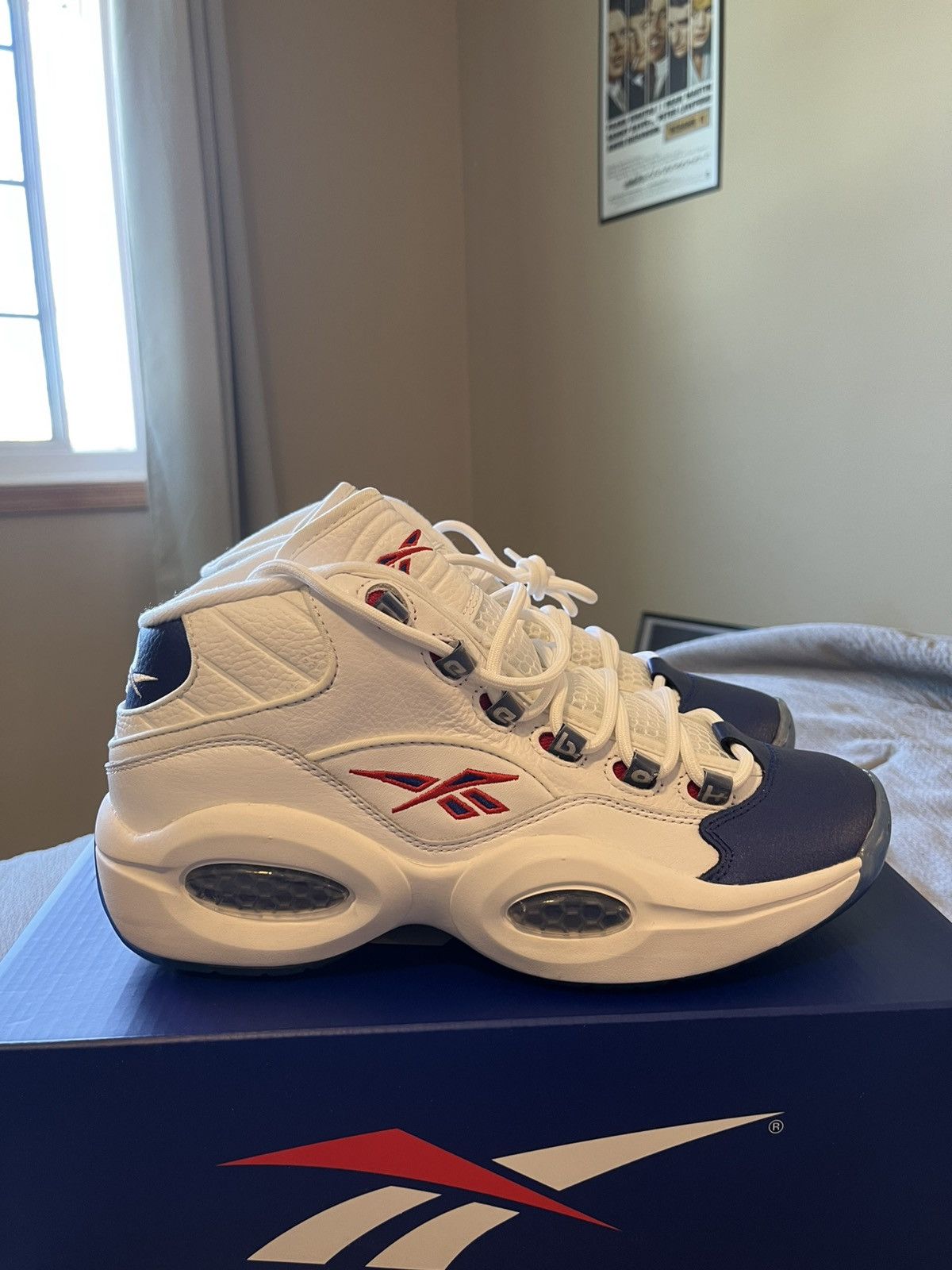 Reebok Reebok Question Blue Toe, Iverson Size US 9.5 / EU 42-43 - 3 Thumbnail