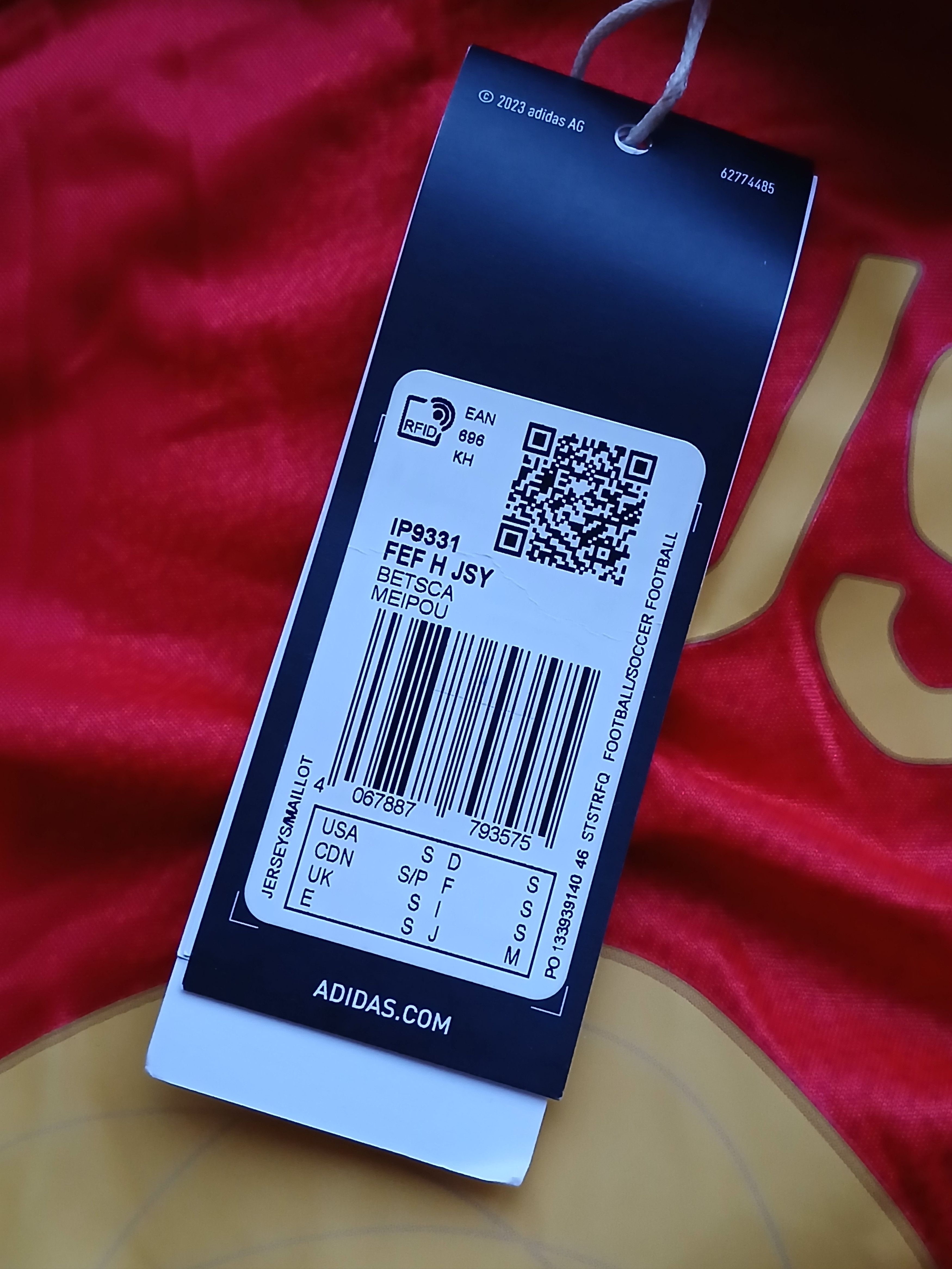 Adidas New Spain National Football Team 24/25 Home Jersey T-Shirt Size US S / EU 44-46 / 1 - 10 Thumbnail