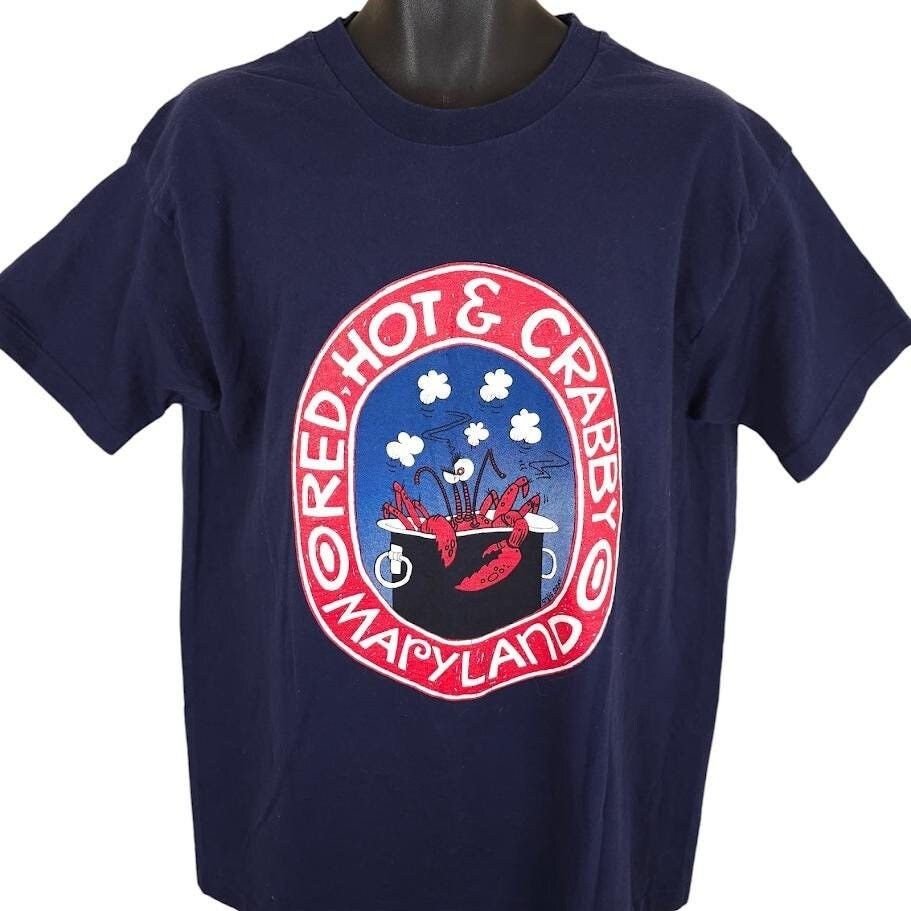 Vintage Vintage Maryland Crabs T Shirt Mens Size Large Blue 90s Size US L / EU 52-54 / 3 - 1 Thumbnail