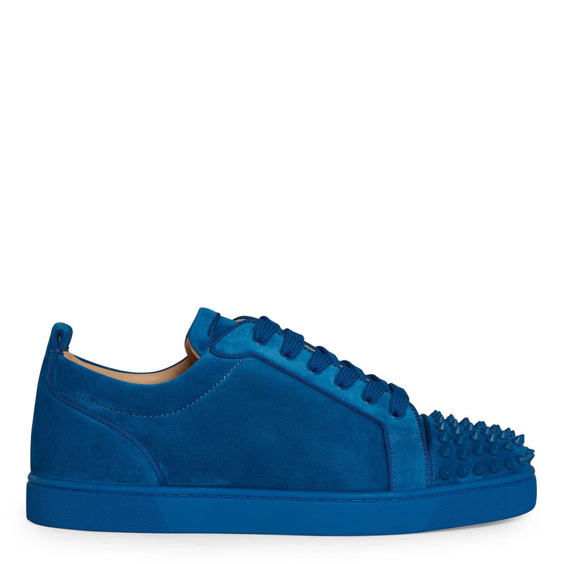 Christian Louboutin o1s1wg110924-louis-junior-spikes-sneaker-in- Blue Size US 8 / EU 41 - 2 Thumbnail