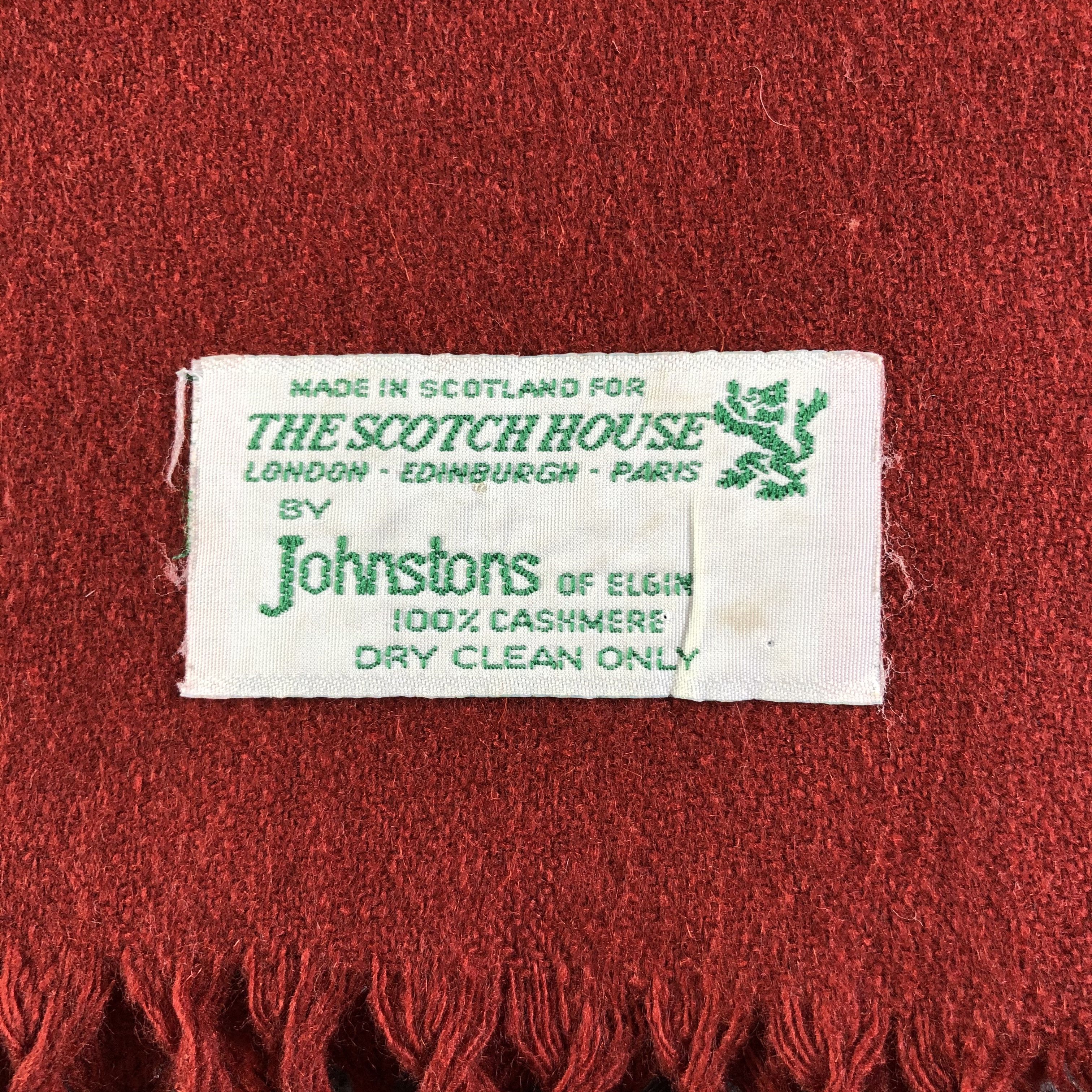 Johnstons Of Elgin Johnstons Of Elgin Cashmere Scarf / Muffler / Neckwear Size ONE SIZE - 4 Thumbnail