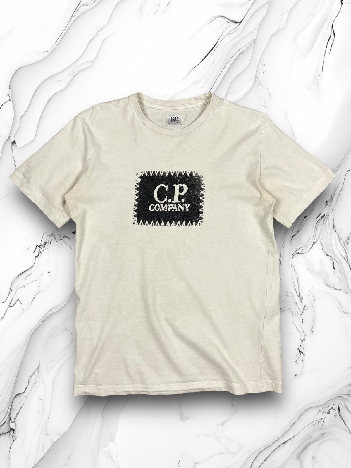 C.P. Company Vintage C.P. Company Big Box Logo Tee T Shirt Size US XXS / EU 40 - 1 Thumbnail