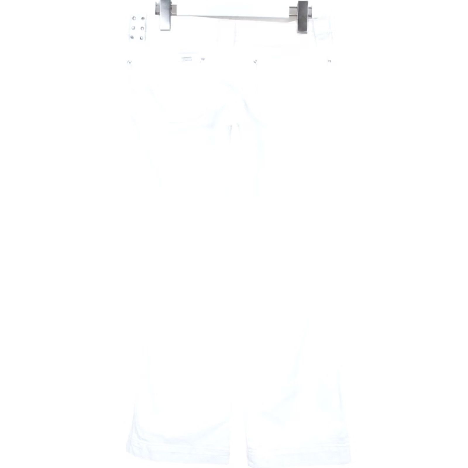 Diesel DIESEL Wiggy Jeans Women's W28/L34 Wide Leg Zip Fly White Denim 008CM_Stretch Size 28" / US 6 / IT 42 - 2 Thumbnail