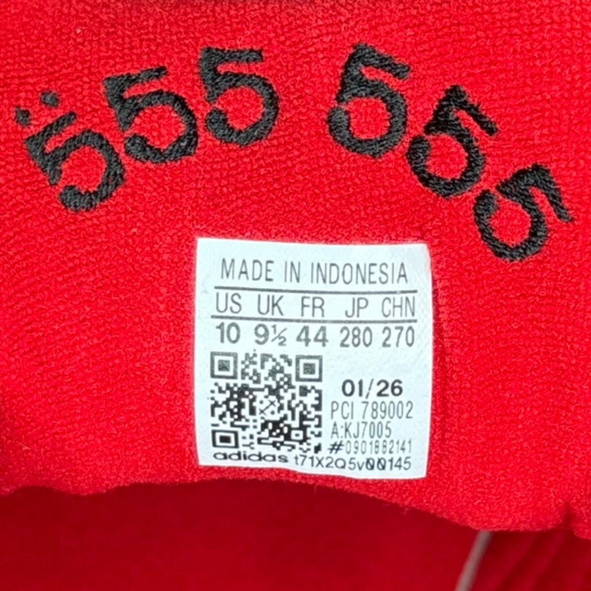 Sp5der Sp5der Worldwide Adidas Red Superstar Size US 10 / EU 43 - 6 Thumbnail