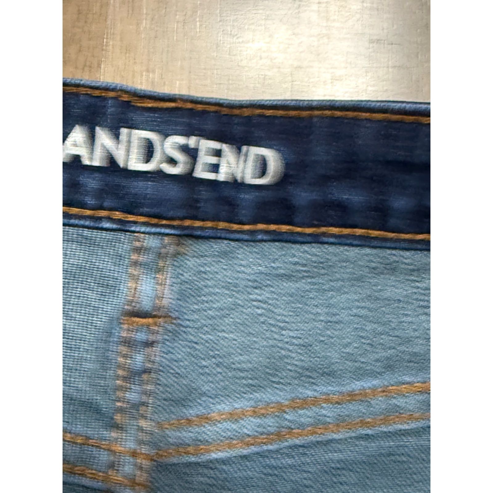 Lands' End Lands' End Jeans Women's 4 Blue Denim Mid Rise Crop Pockets 5-Pocket Regular Inseam 24" Size 4 Womens Cotton Blend Jeans Size 27" / US 4 / IT 40 - 4 Thumbnail