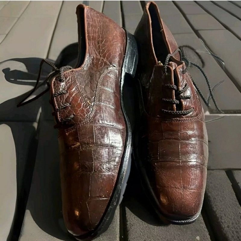 Other San Remo Mens Brown Dress Shoes Size 8.5 Size US 8.5 / EU 41-42 - 3 Thumbnail