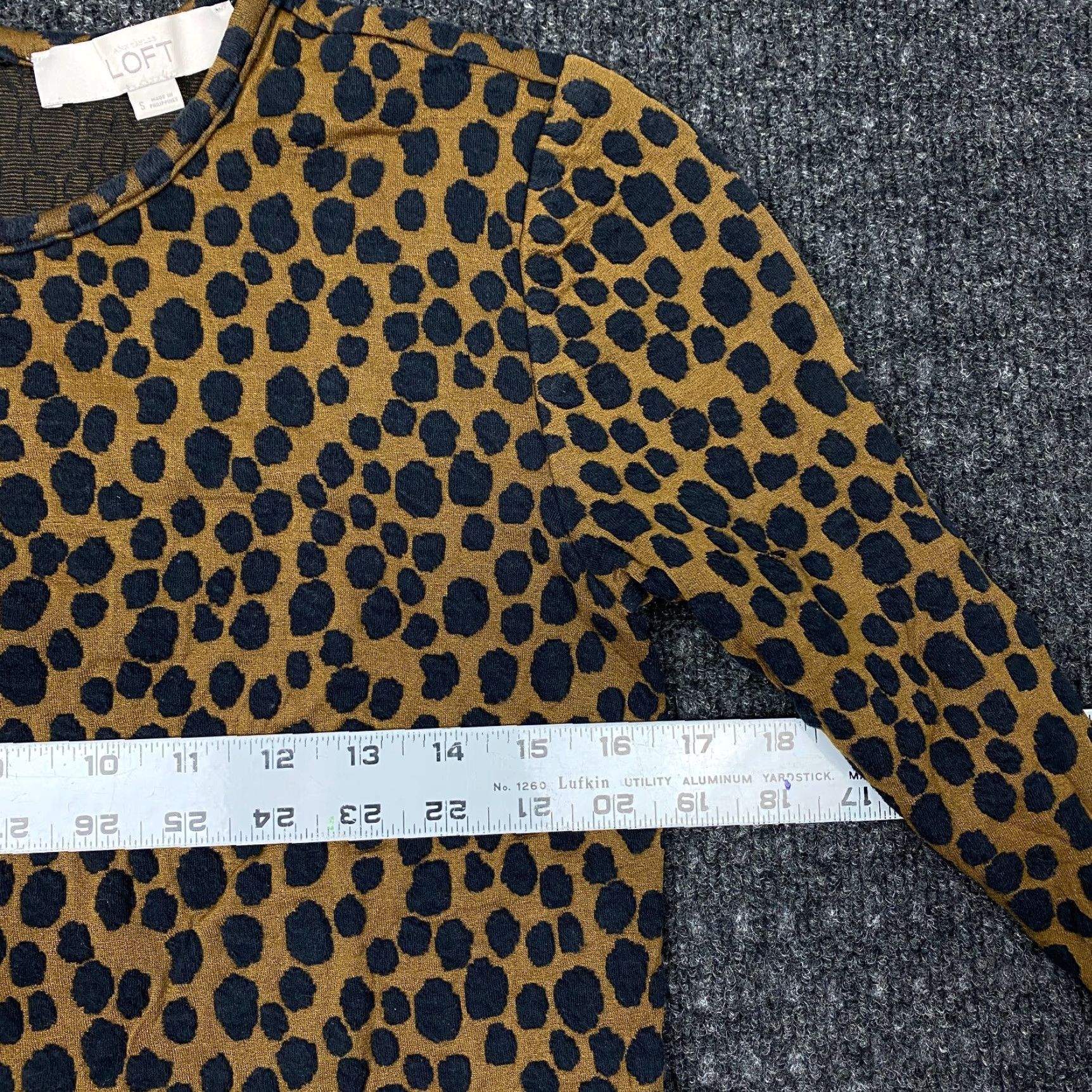 Loft LOFT Ann Taylor Leopard Print Drop Waist Mini Dress AOP Small S Womens Size S / US 4 / IT 40 - 5 Thumbnail