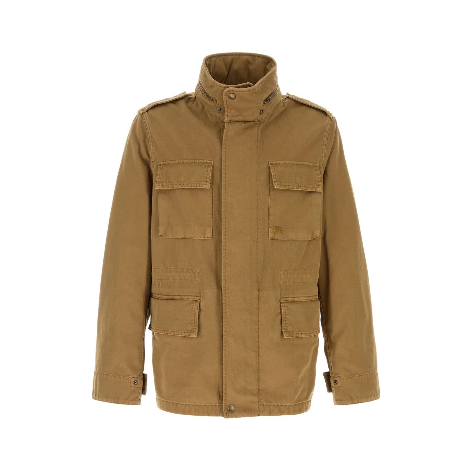 Burberry BURBERRY Brown Cotton Jacket New & Authentic (Men's Size:M;) Size US M / EU 48-50 / 2 - 1 Thumbnail