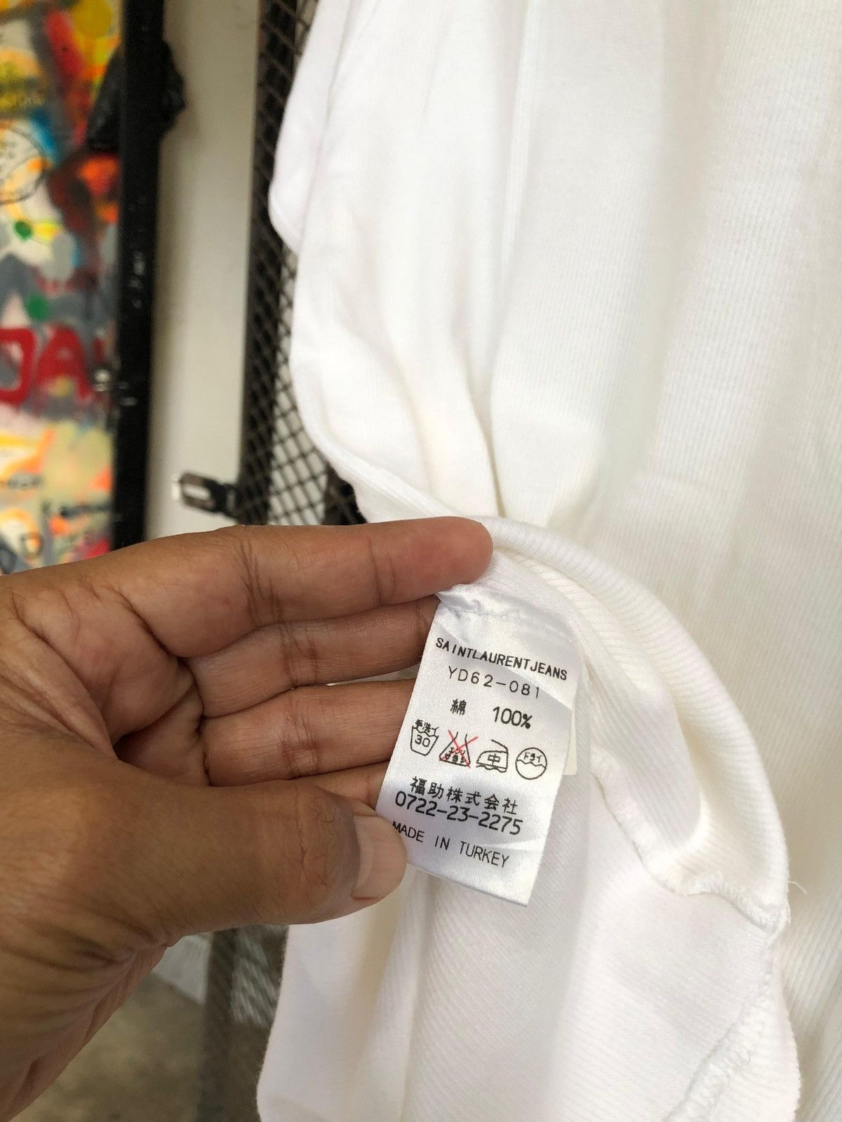 Saint Laurent Paris VTG SAINT LAURENT JEANS SHIRT Size US L / EU 52-54 / 3 - 5 Thumbnail
