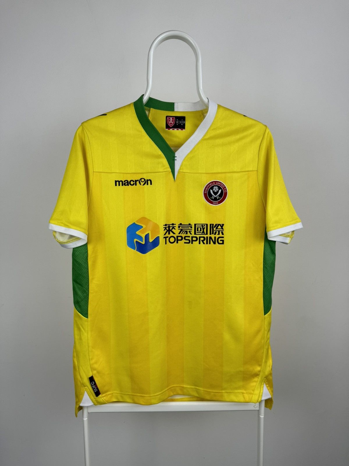 Macron Macron Sheffield United 2013-2014 Away Football Jersey Size US S / EU 44-46 / 1 - 1 Thumbnail