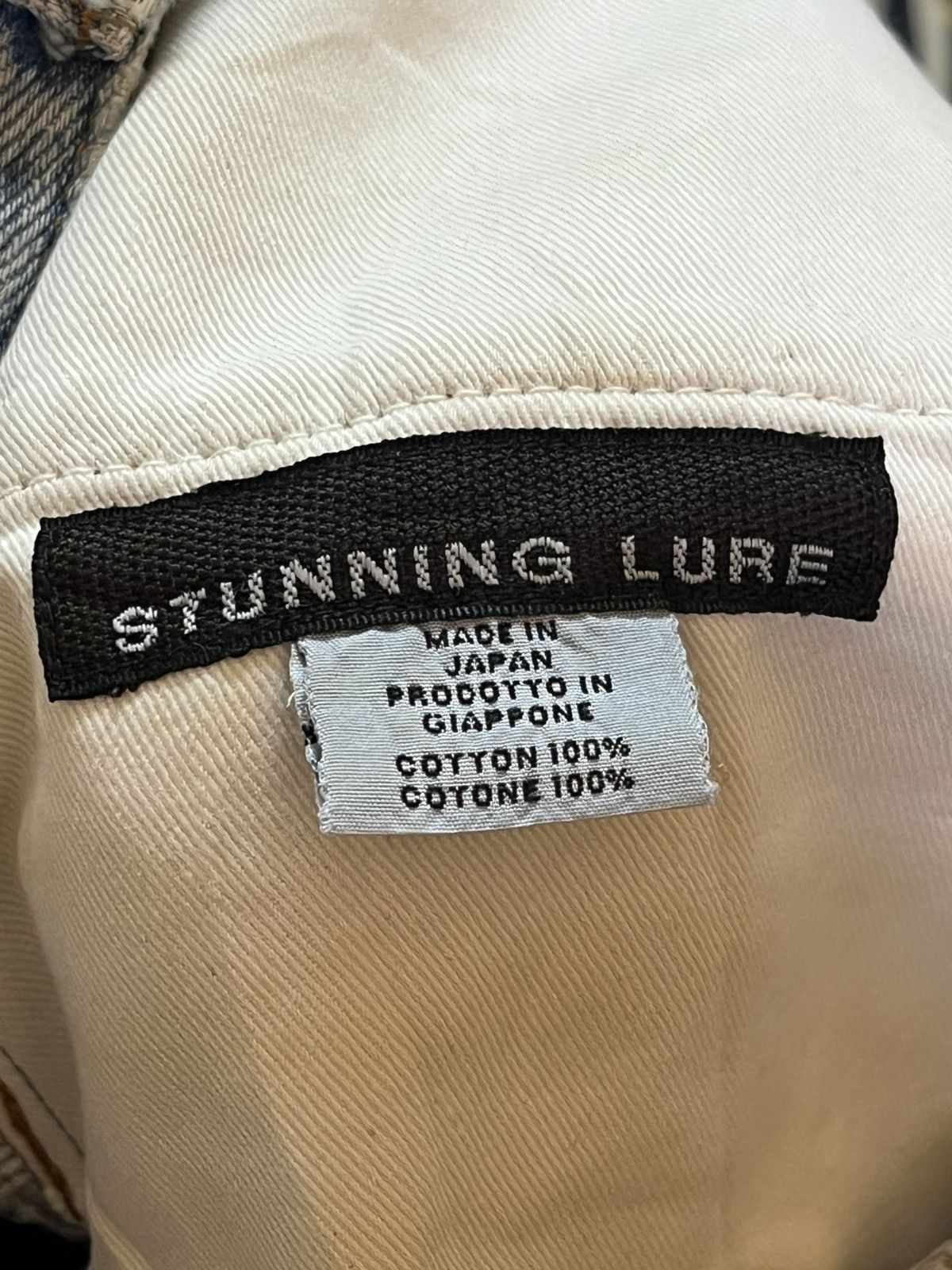 Japanese Brand Vintage Stunning Lure Selvedge Faded Whiskers Denim Size US 29 - 12 Thumbnail