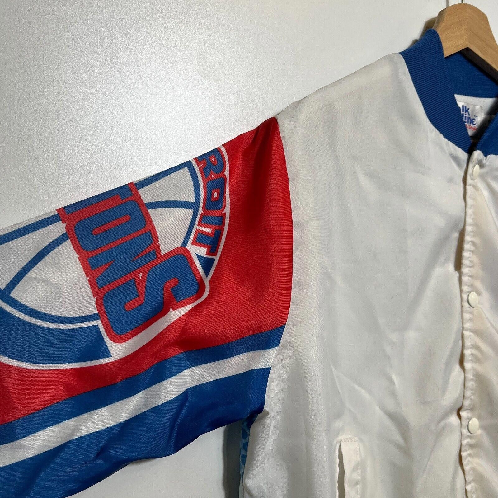 Chalk Line × Vintage Vintage 80s NBA Detroit Pistons Chalk Line Bomber Jacket S Size US S / EU 44-46 / 1 - 10 Thumbnail