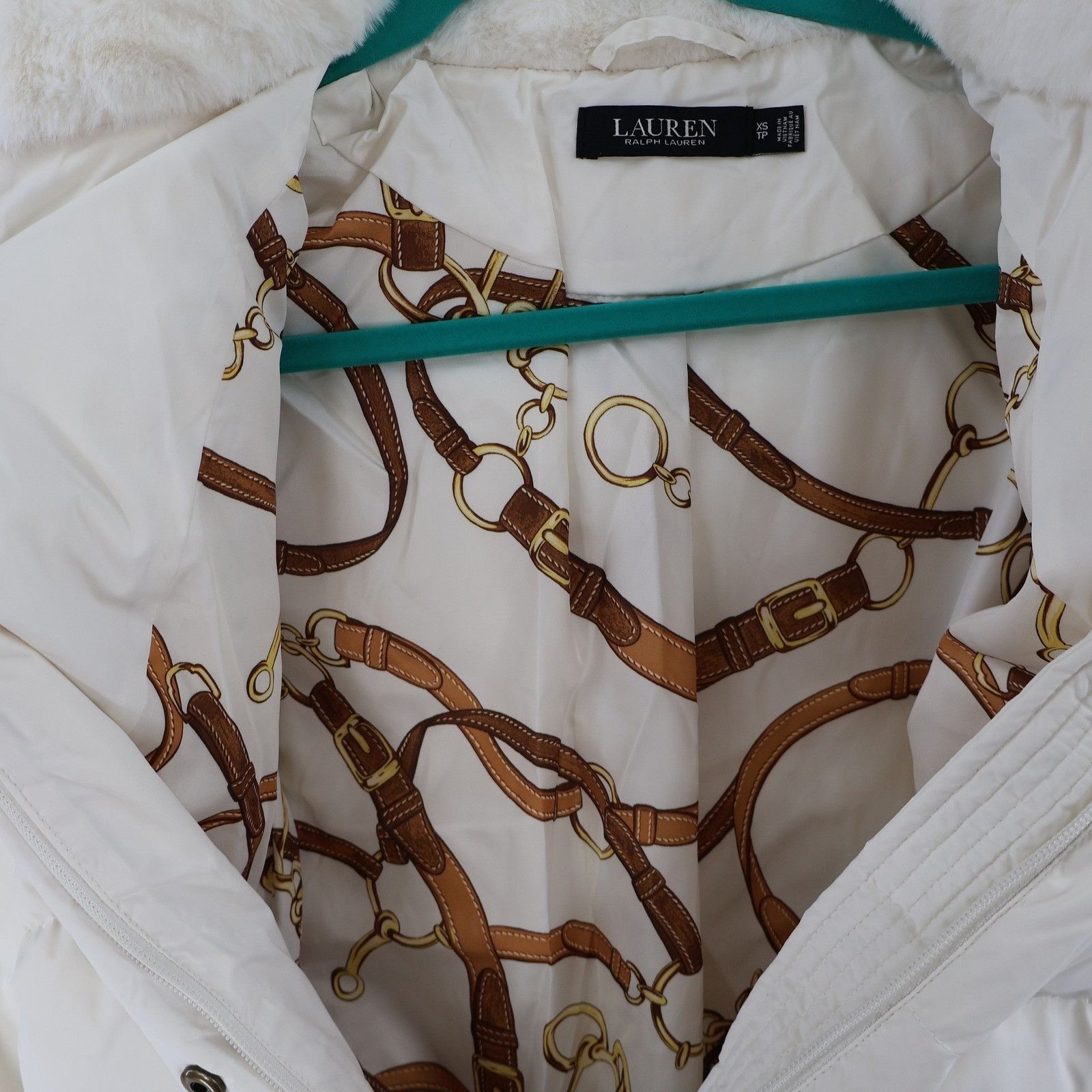 Lauren Ralph Lauren LRL Ralph Lauren Faux Fur Down Puffer Jacket Women XS White Size XS / US 0-2 / IT 36-38 - 13 Thumbnail