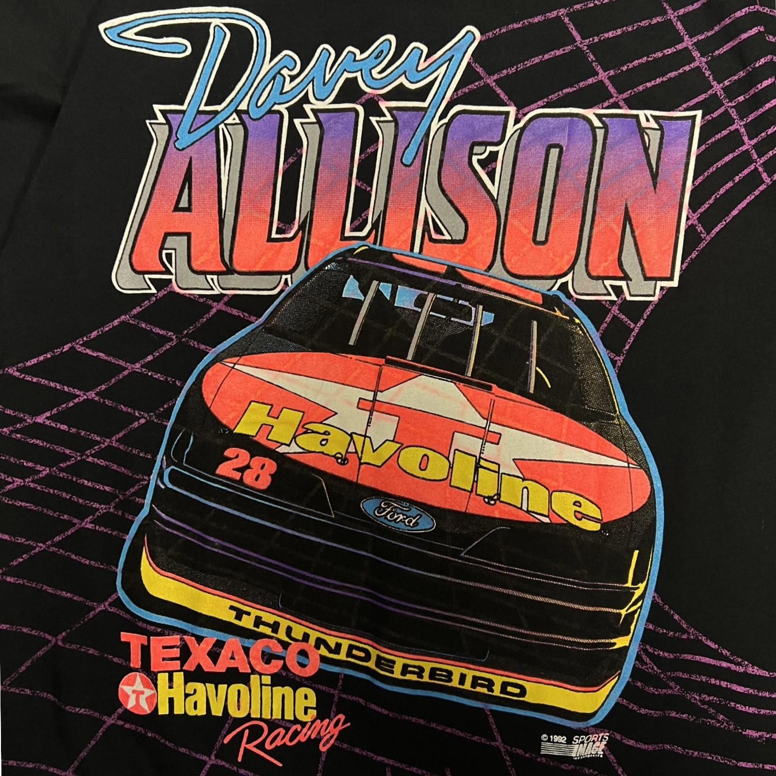 Jerzees 1992 Davey Allison Racing Vintage Rare Size US L / EU 52-54 / 3 - 2 Thumbnail