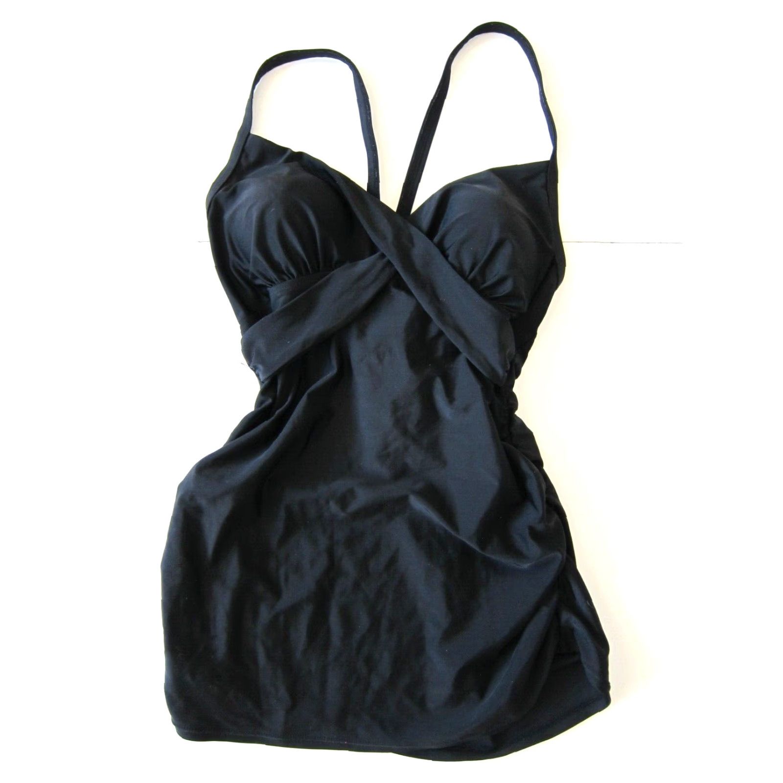 Pinko Pink Blush Maternity Black Built In Bra Tankini Swim Top Women Size Large Size L / US 10 / IT 46 - 5 Thumbnail