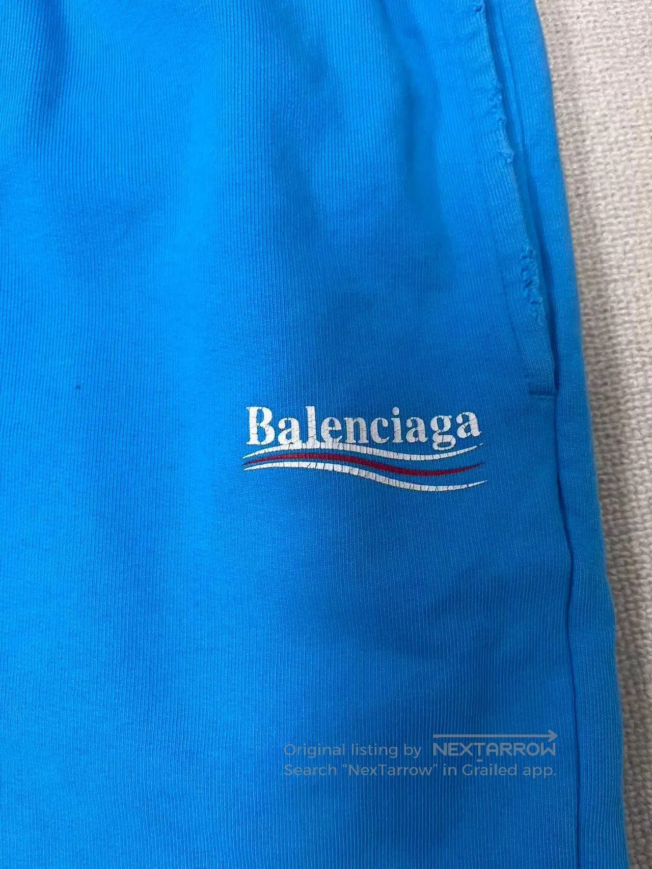 Balenciaga Balenciaga Men's Solid Logo Straight-Leg Shorts. Size US 26 / EU 42 - 3 Thumbnail