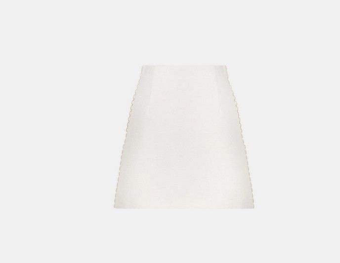 Dior o1w1db10225 411J67P1 Miniskirt in White Size 26" / US 2 / IT 38 - 2 Thumbnail