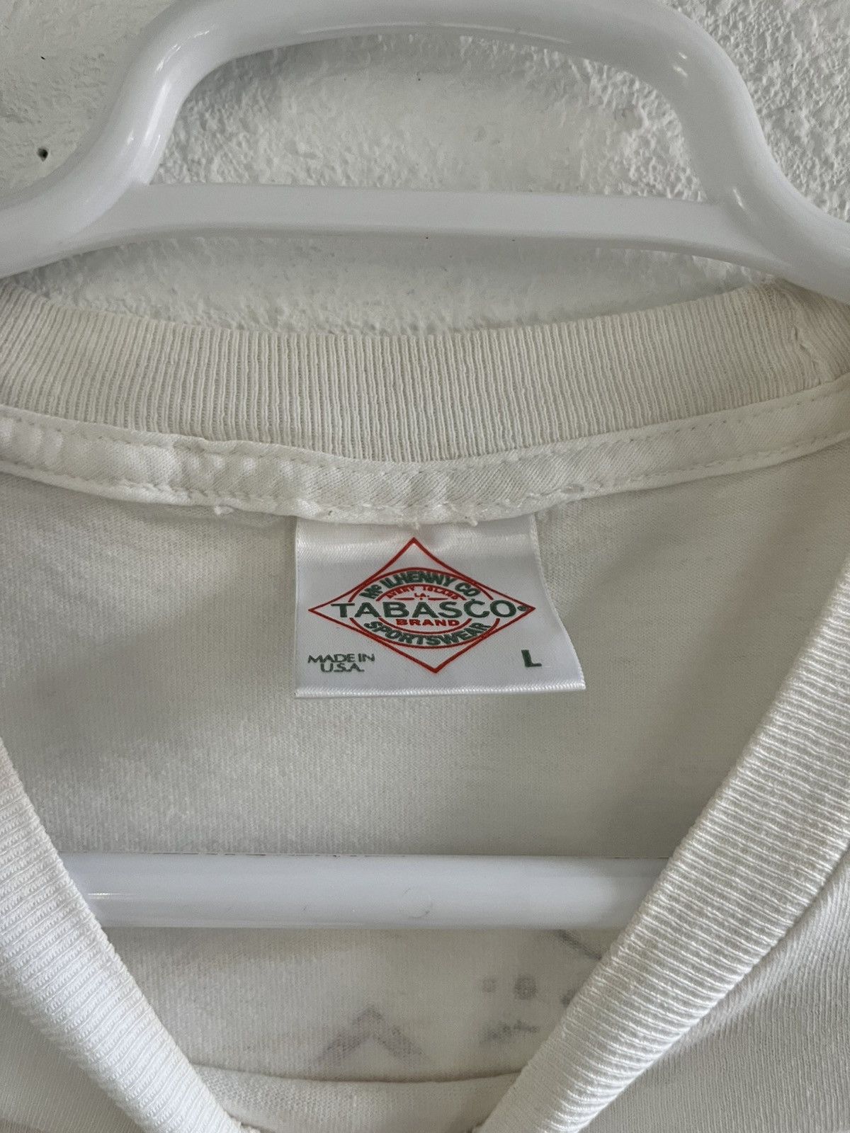 Tabasco Tabasco white t-shirt Size US L / EU 52-54 / 3 - 2 Thumbnail