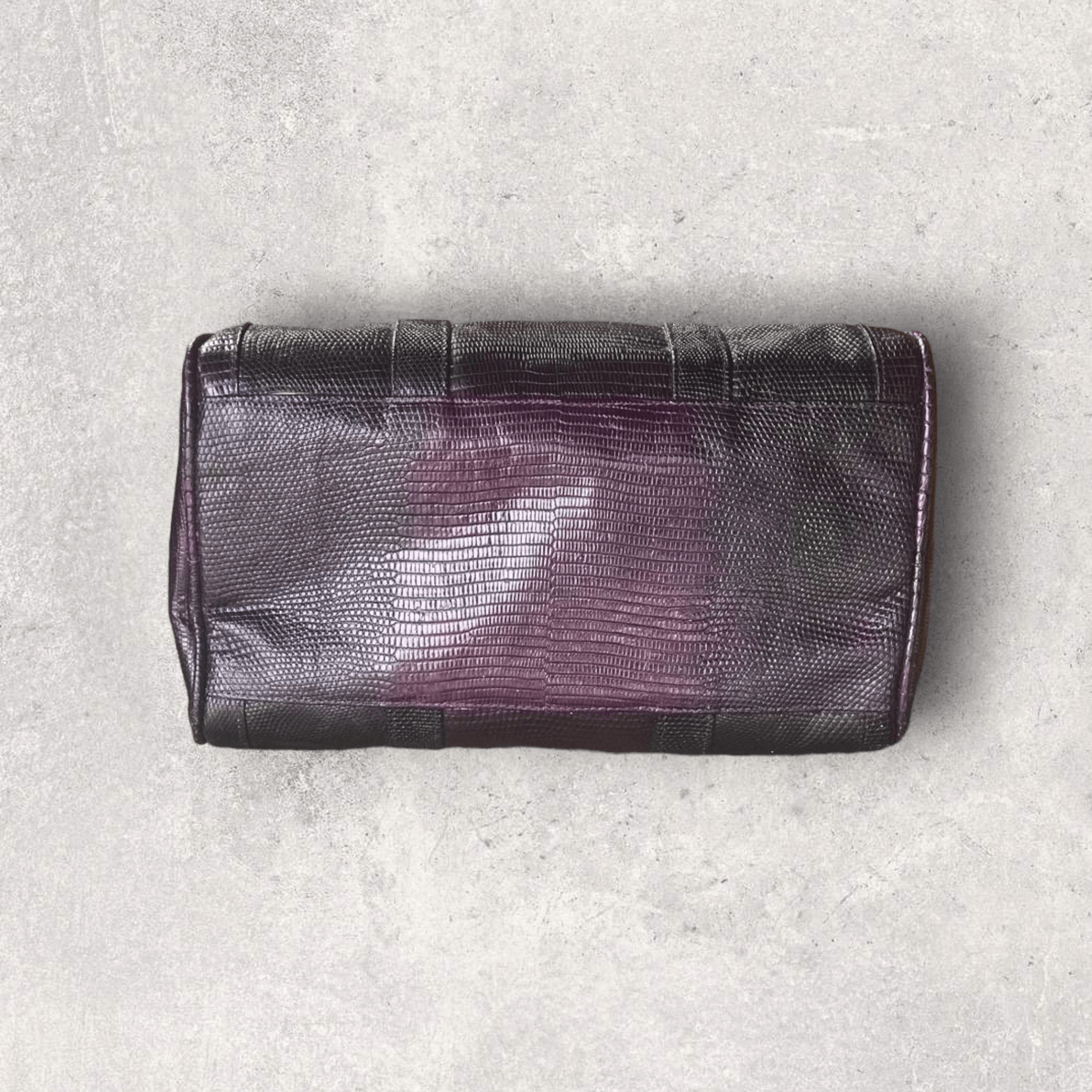 Genuine Leather Lizard Skin Leather Handmade HandleBag Size ONE SIZE - 14 Thumbnail