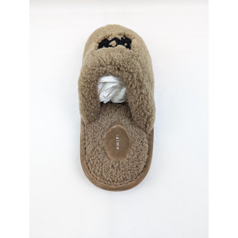 Amiri o1rshd1 Shearling Lux Slippers in Brown Size US 9 / EU 42 - 11 Thumbnail