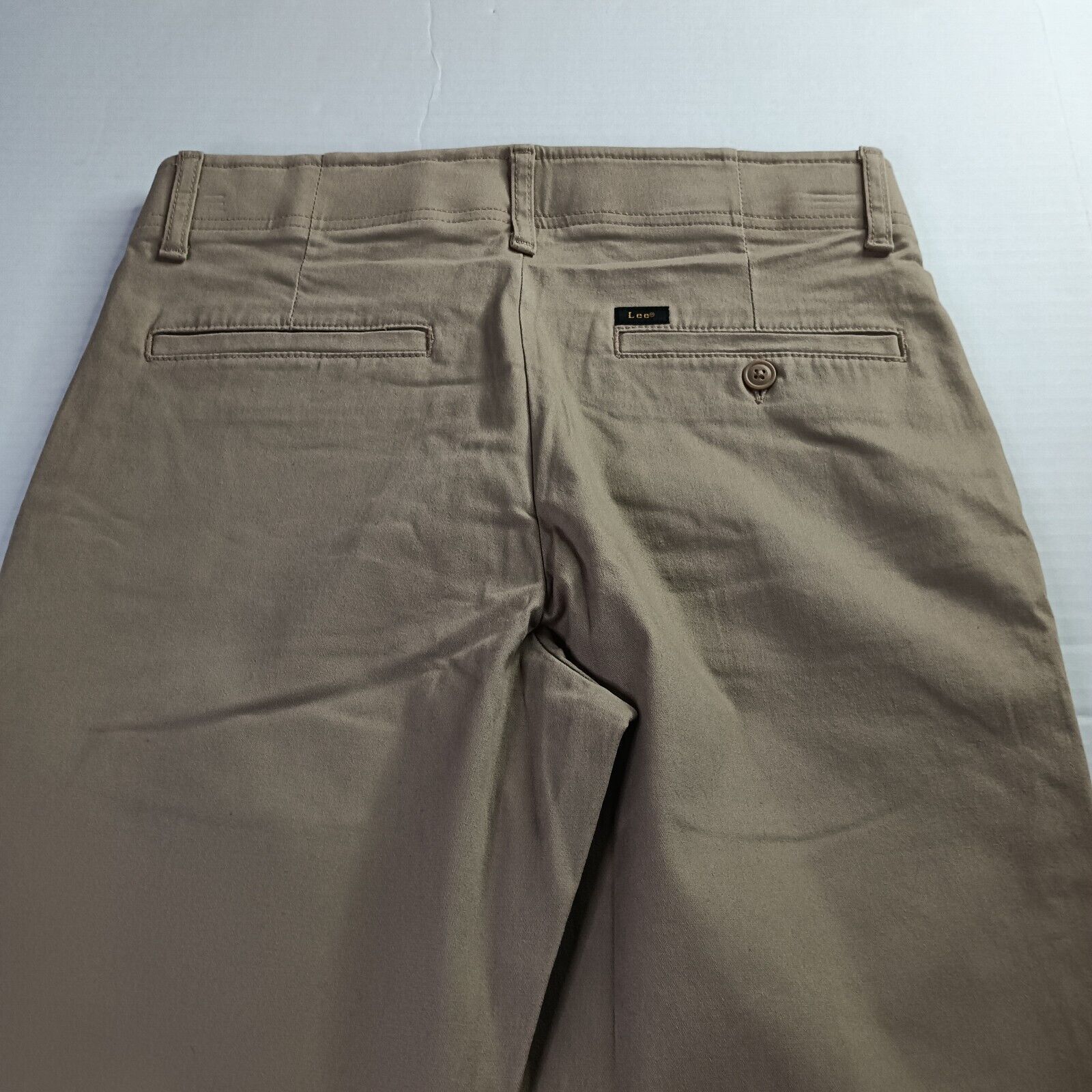 Lee Lee Chino Motion Flex Waistband Pants Men's 30x32 Khaki Slim Size US 30 / EU 46 - 8 Thumbnail
