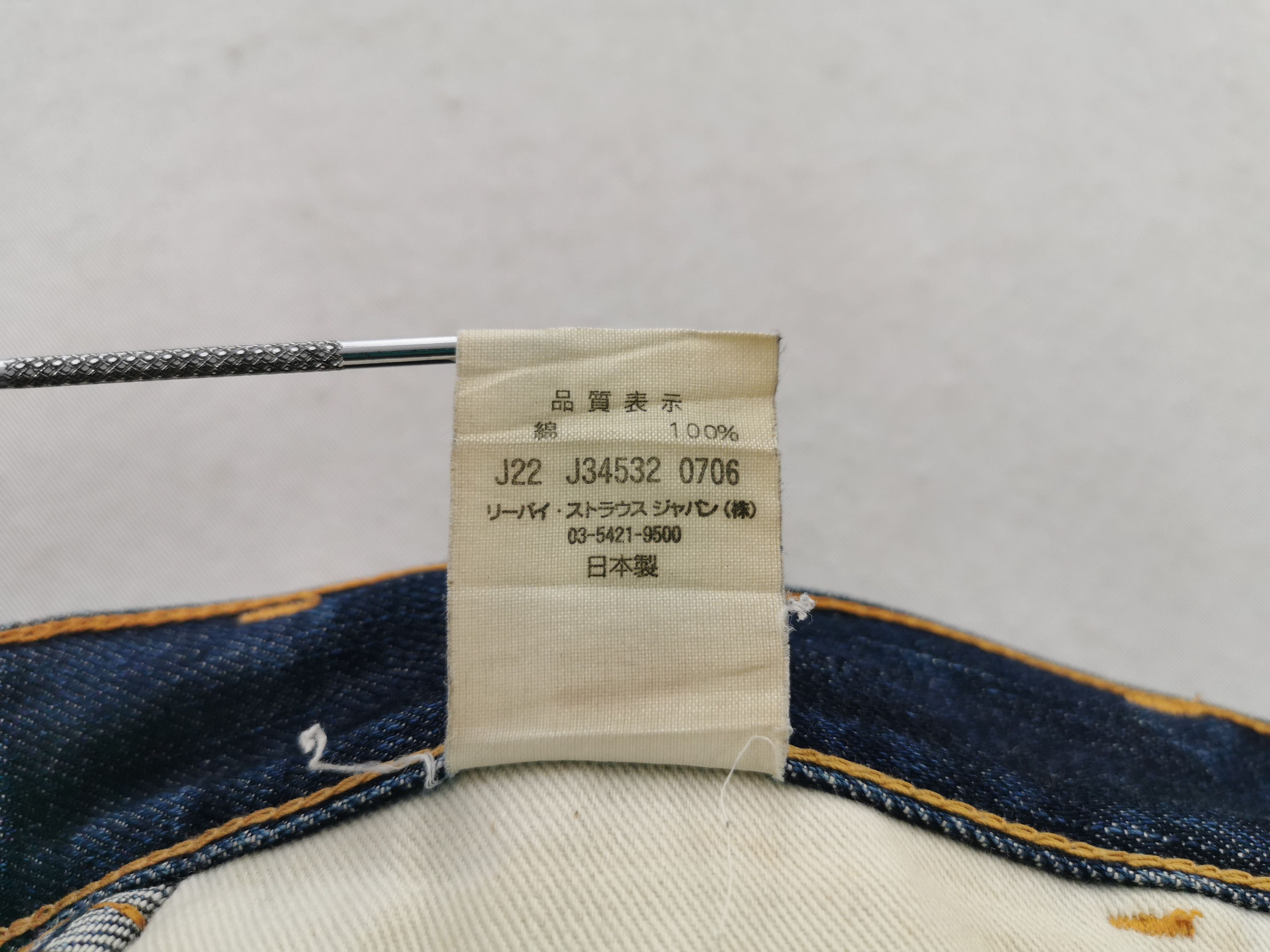Levi's Distressed VTG 90s Levis 606 Big E Orange Tab Made In Japan Size US 30 / EU 46 - 10 Thumbnail