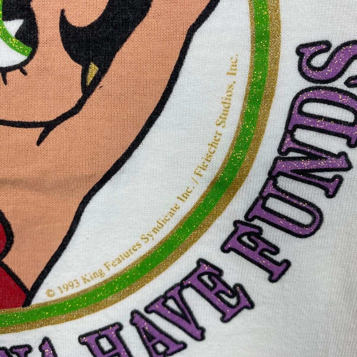 Cartoon Network Vintage 90's BETTY BOOP Mgm Grand Las Vegas Cartoon Tee Size US XL / EU 56 / 4 - 3 Thumbnail