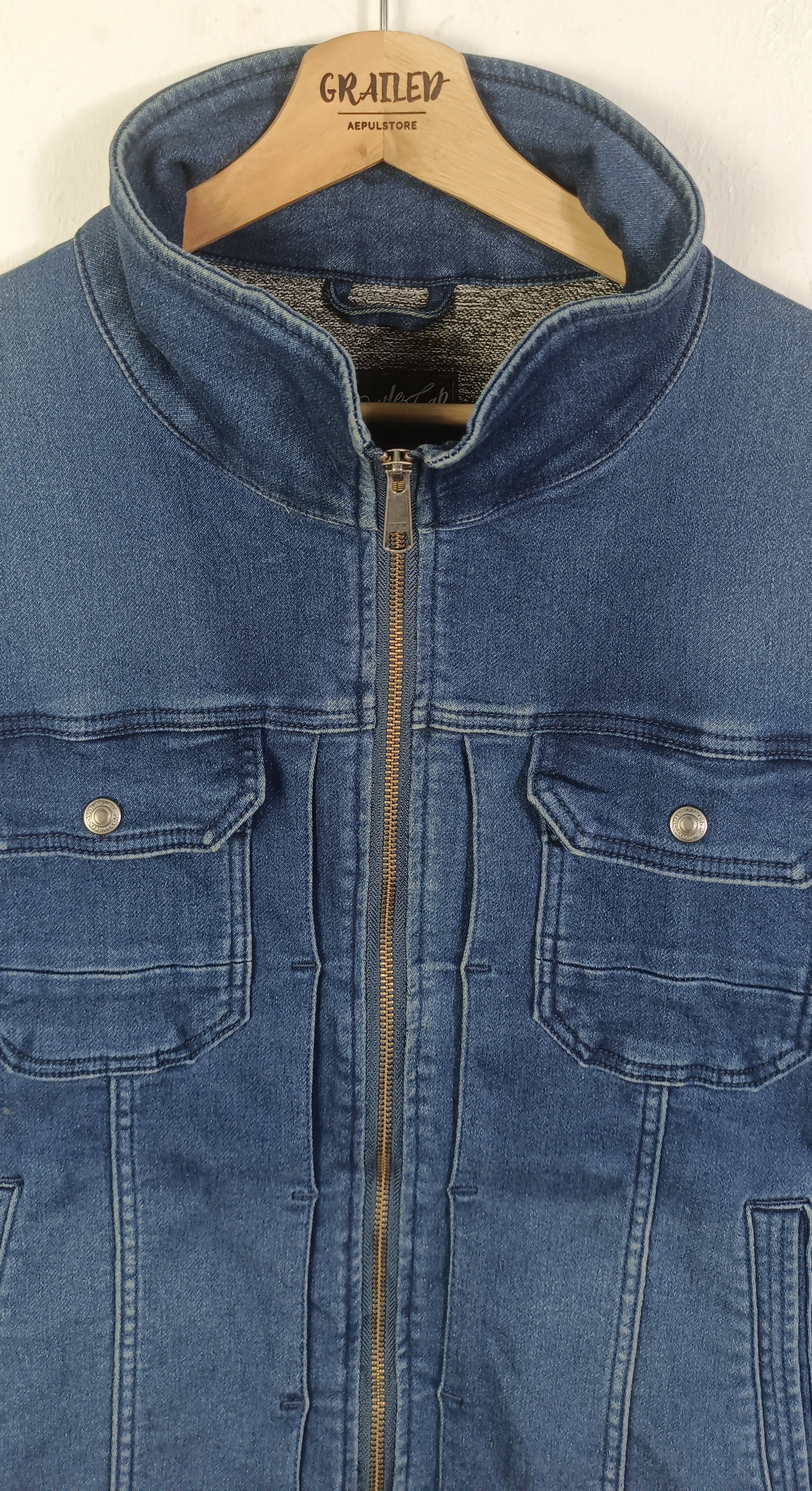 Japanese Brand Fashion🔥 Japan Denim Rattle Trap Denim Jacket Size US M / EU 48-50 / 2 - 11 Thumbnail