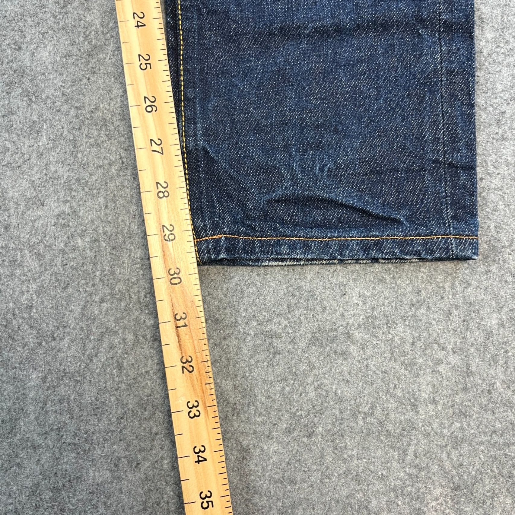 Reiss Reiss Shackleton Jeans Slim Denim 28 30 Dark Wash Blue Indigo 5-Pocket Mens Regular Slim Fit Button Denim Shirt? Size US 28 / EU 44 - 4 Thumbnail