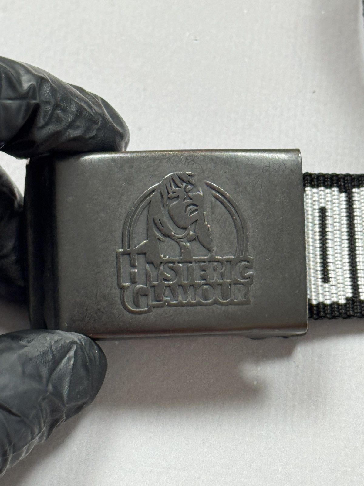 Hysteric Glamour Hysteric Glamour Logo-Line Belt(Black/OS) Size ONE SIZE - 2 Thumbnail