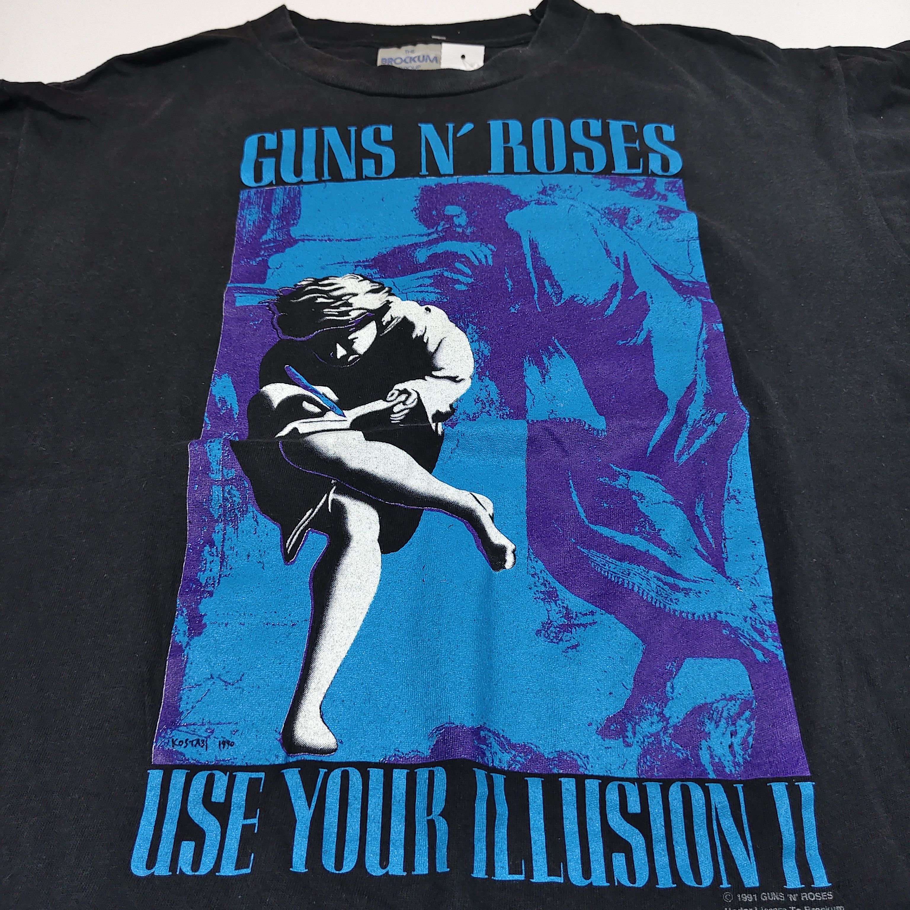 Guns N' Roses 1991 Guns N Roses Use Your Illusion Brockum Single Stitch Size US L / EU 52-54 / 3 - 3 Thumbnail