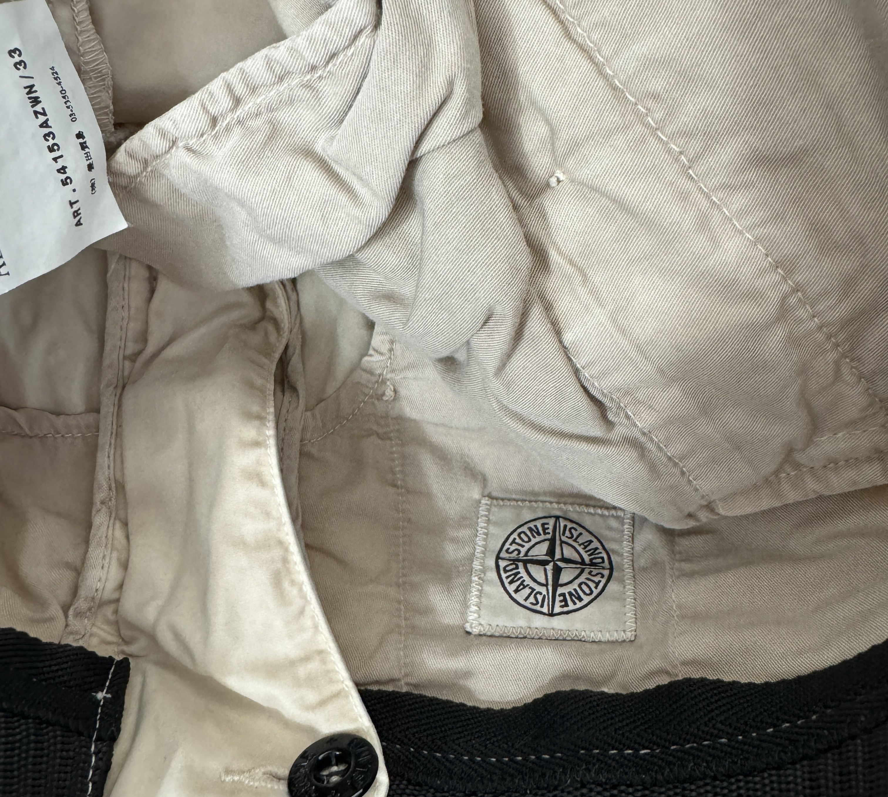 Stone Island Stone Island Chino Pants Casual Custom Acid Wash Sz 30 Size US 30 / EU 46 - 16 Thumbnail