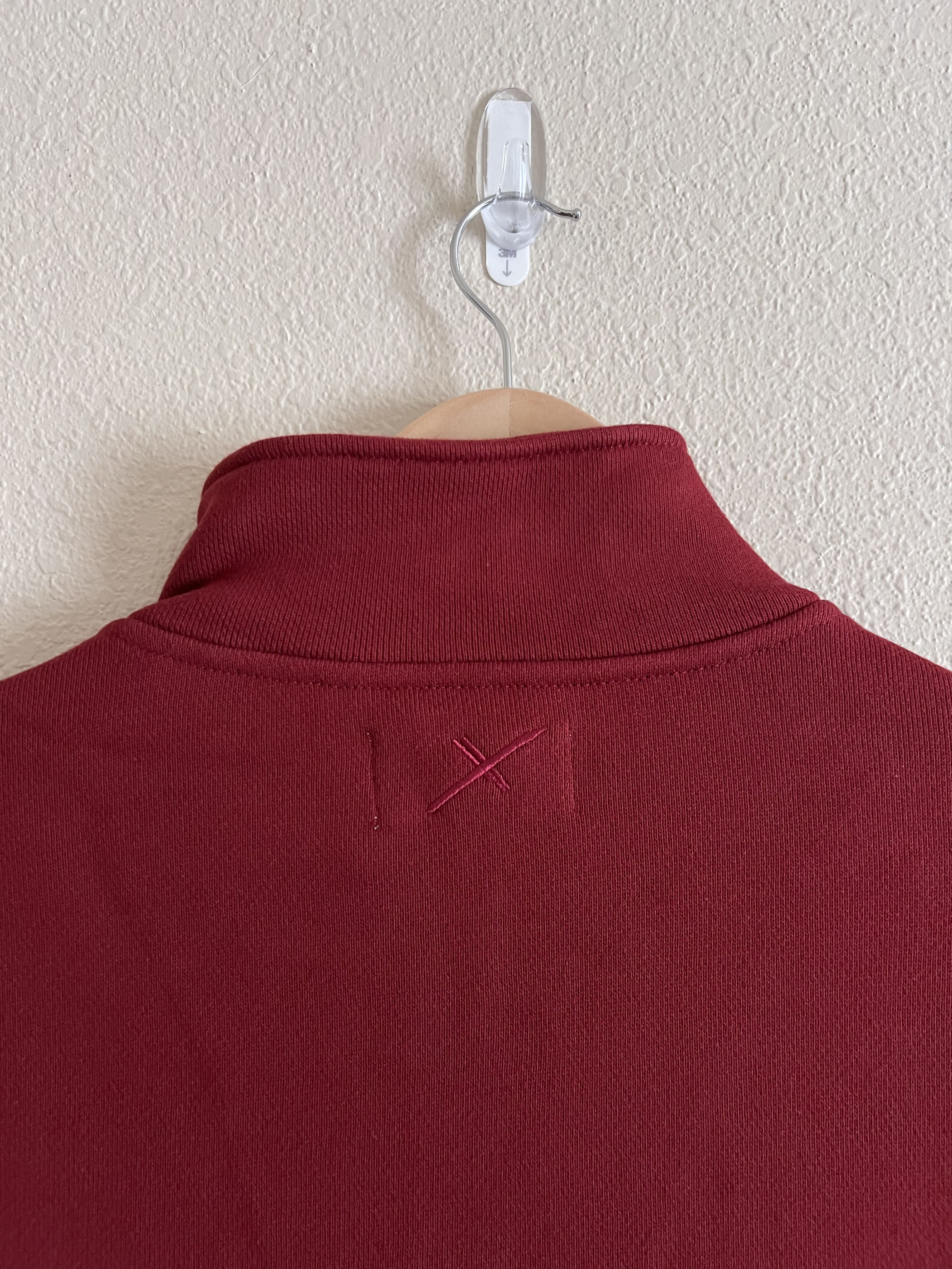 100 Thieves 100 Thieves Quarter Zip Sweatshirt in Burgundy Size US L / EU 52-54 / 3 - 6 Thumbnail