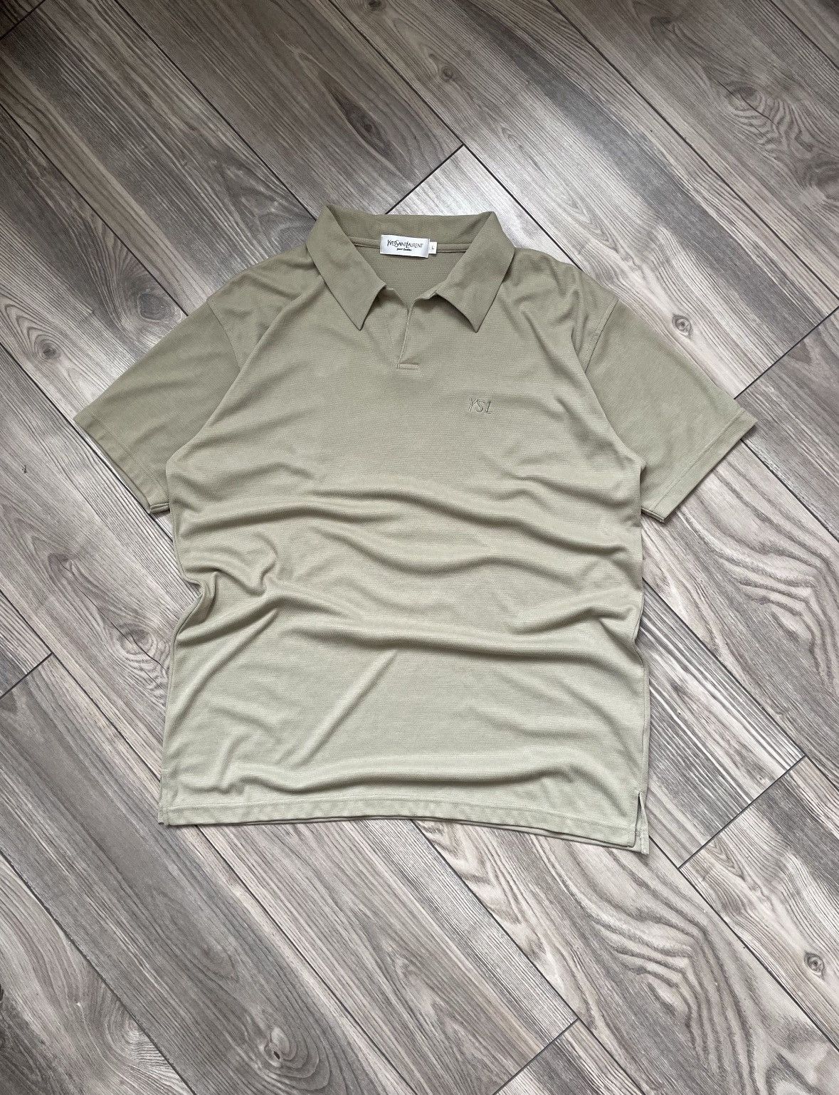 Yves Saint Laurent Polo Ysl Yves Saint Laurent pour bomme vintage Size US L / EU 52-54 / 3 - 1 Thumbnail