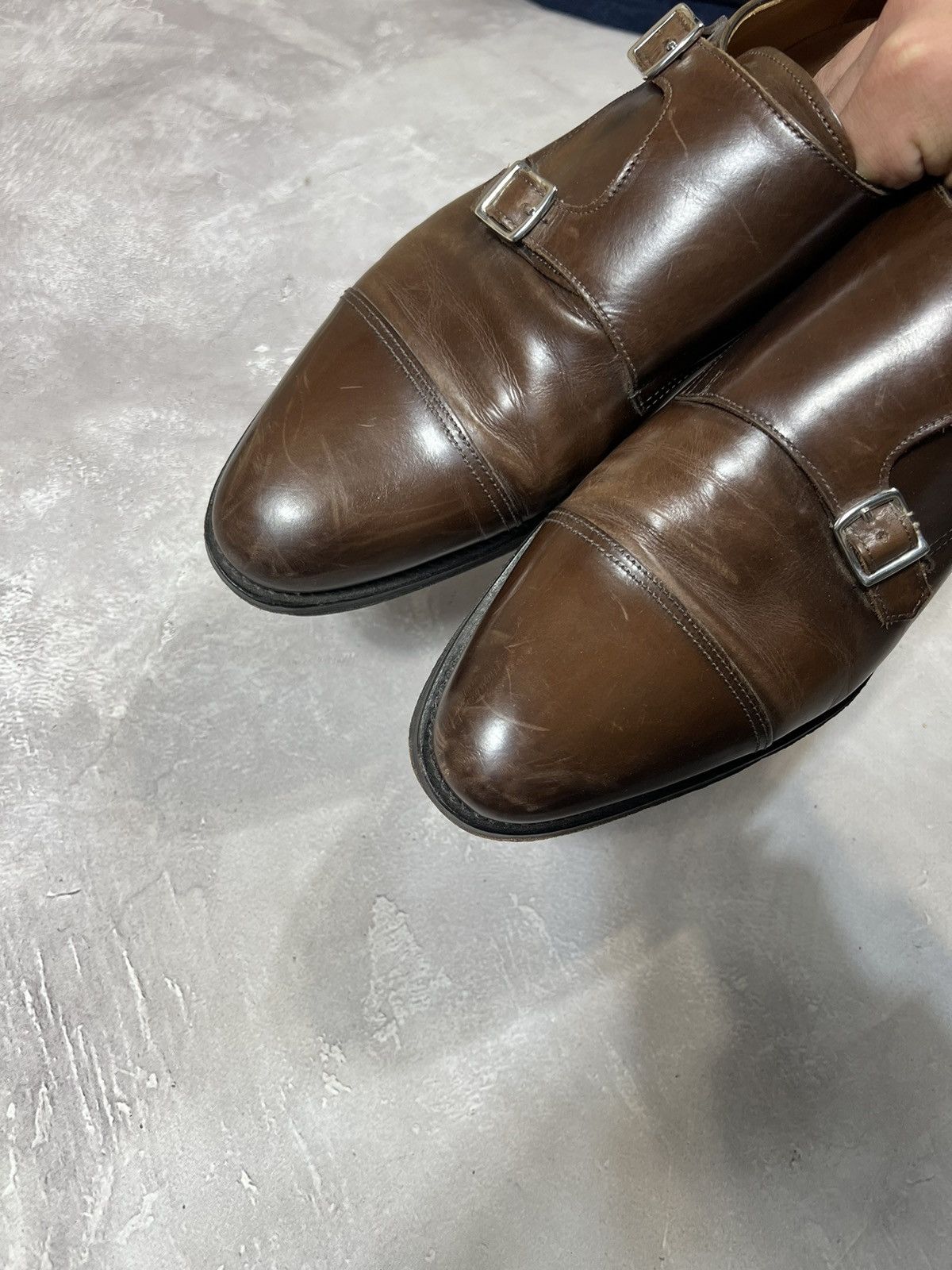 Suitsupply × Vintage SuitSupply Leather Formal Shoes Size US 9.5 / EU 42-43 - 10 Thumbnail