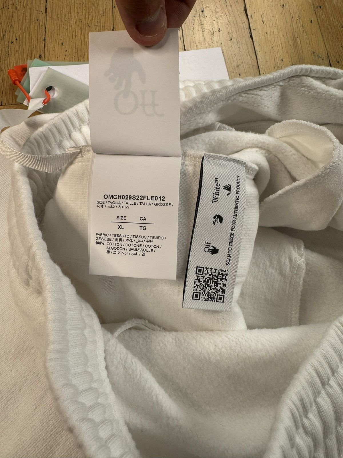 Off-White OFF-WHITE PINK GRADIENT ARROW SWEATPANTS Size US 36 / EU 52 - 8 Thumbnail