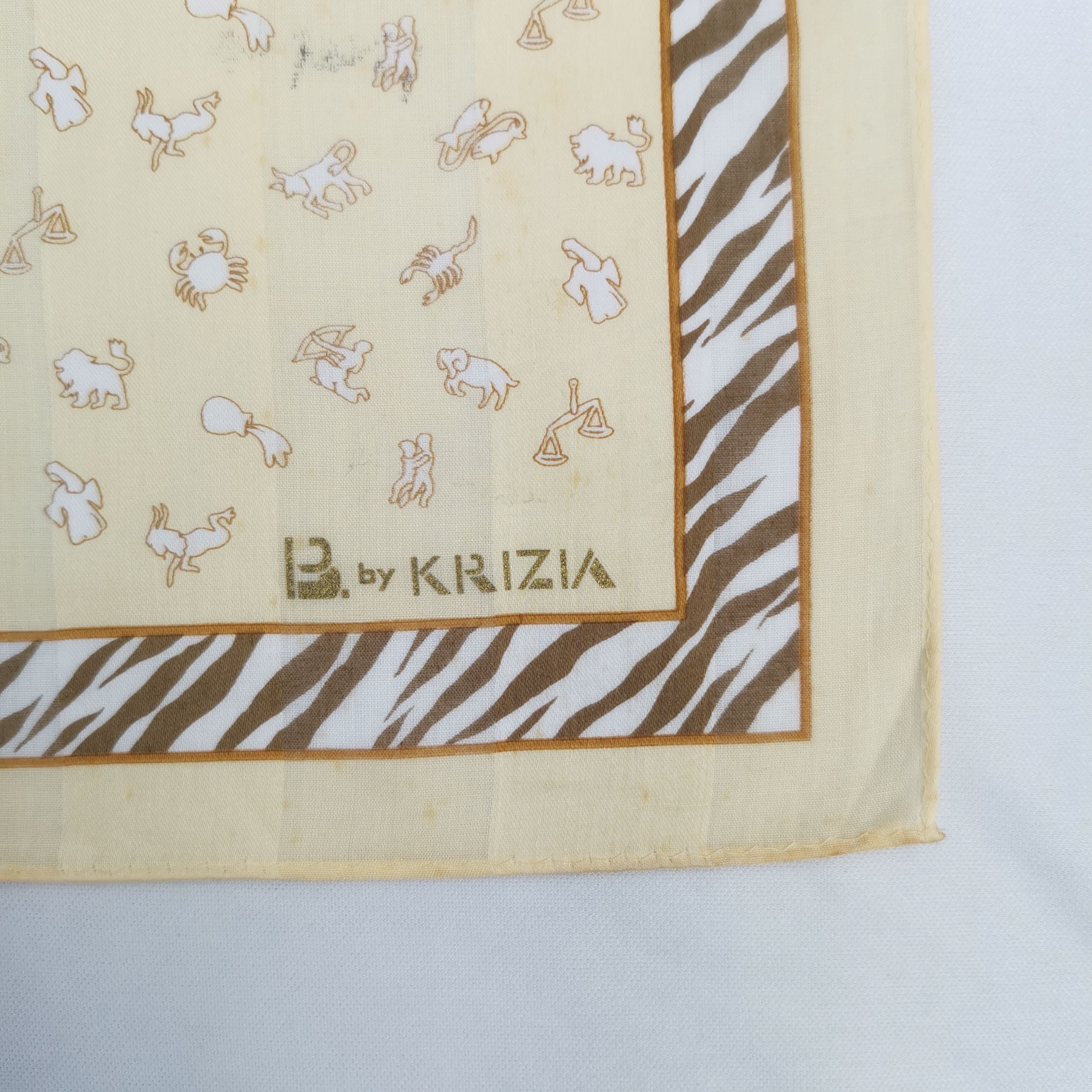 Krizia Uomo × Vintage Vintage Kriza Handkerchief Neckerchief Bandana. Size ONE SIZE - 3 Thumbnail
