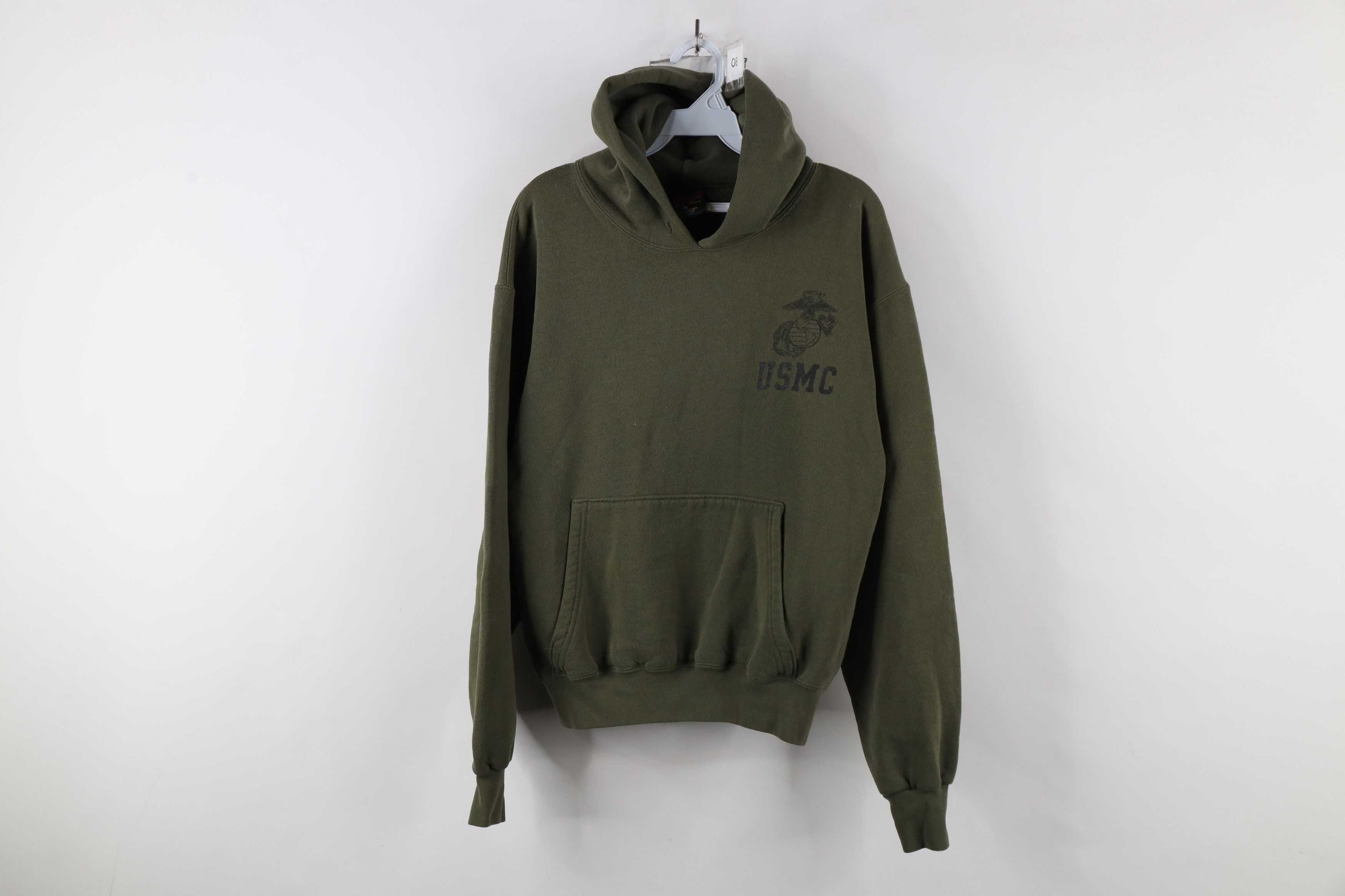 Vintage Vintage 90s United States Marine Corps Hoodie Sweatshirt USA Size US S / EU 44-46 / 1 - 1 Thumbnail