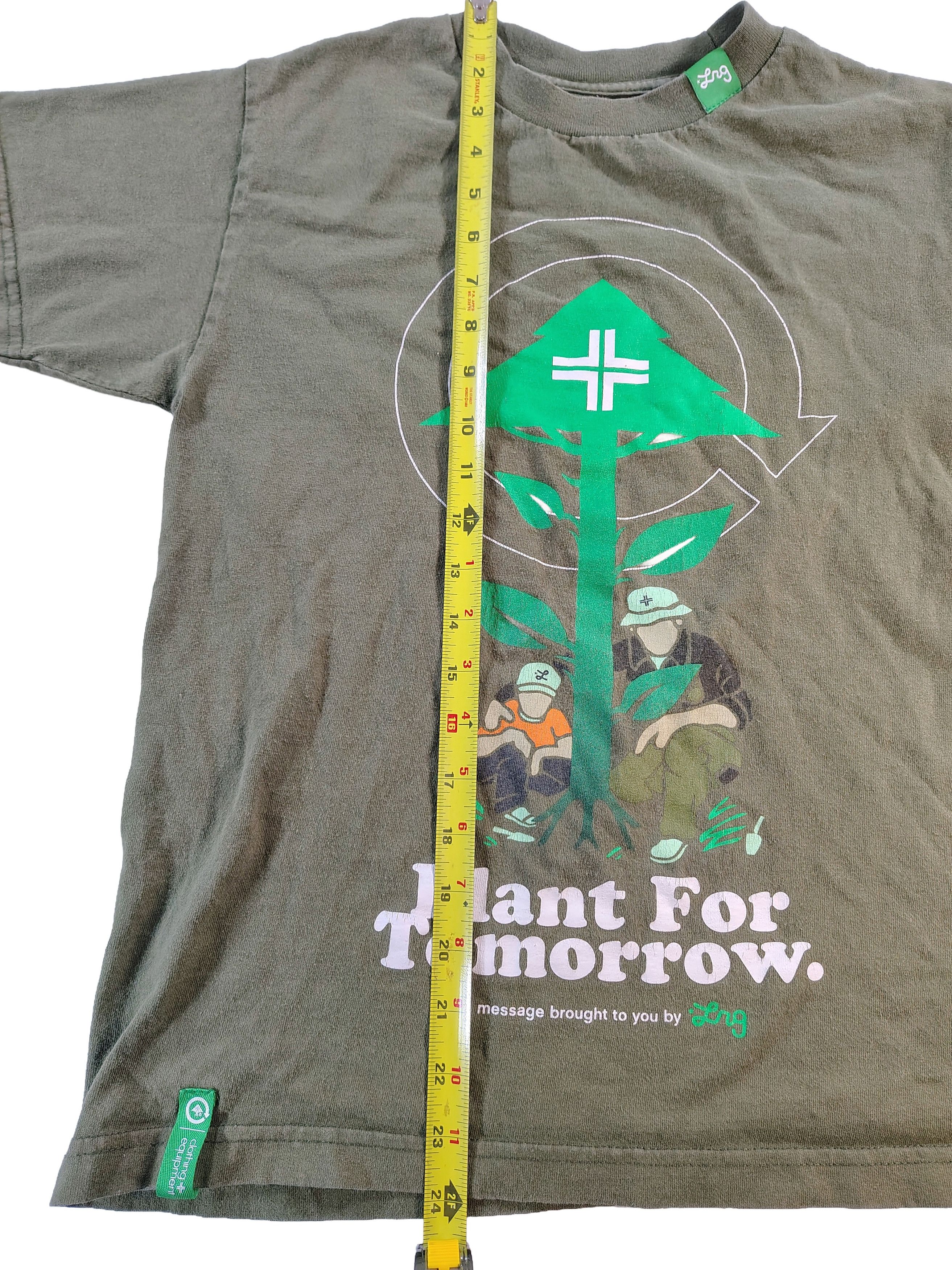 LRG Men's Olive Green LRG "Plant For Tomorrow" Graphic T-Shirt Size US S / EU 44-46 / 1 - 6 Thumbnail