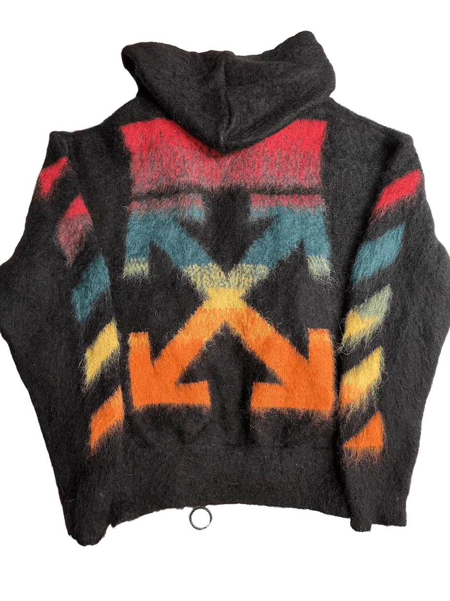 Off-White Off-White Brushed Zipped Hoodie Size US S / EU 44-46 / 1 - 5 Thumbnail