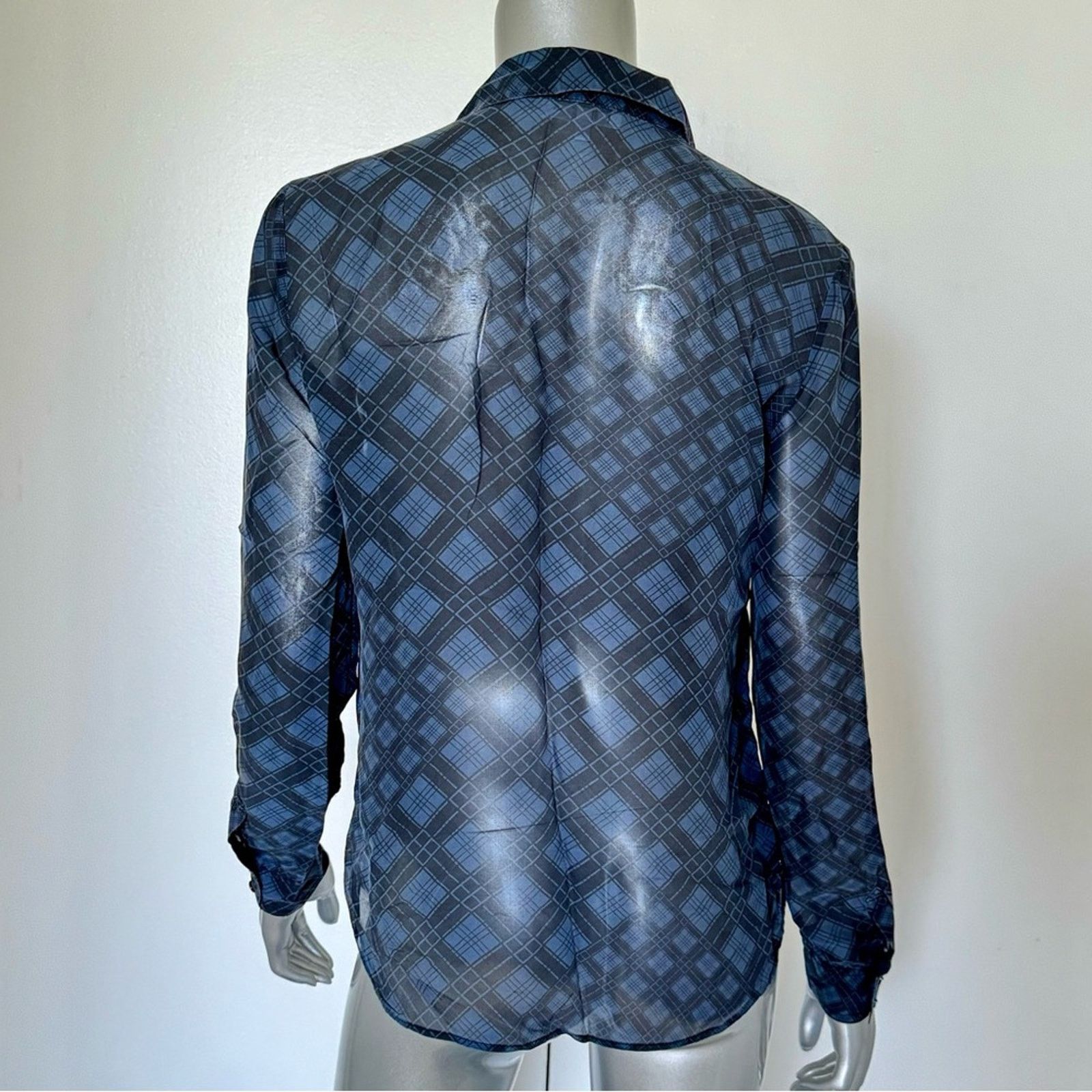 Paige PAGE Shirt, Size S, Dark Blue Size S / US 4 / IT 40 - 2 Thumbnail