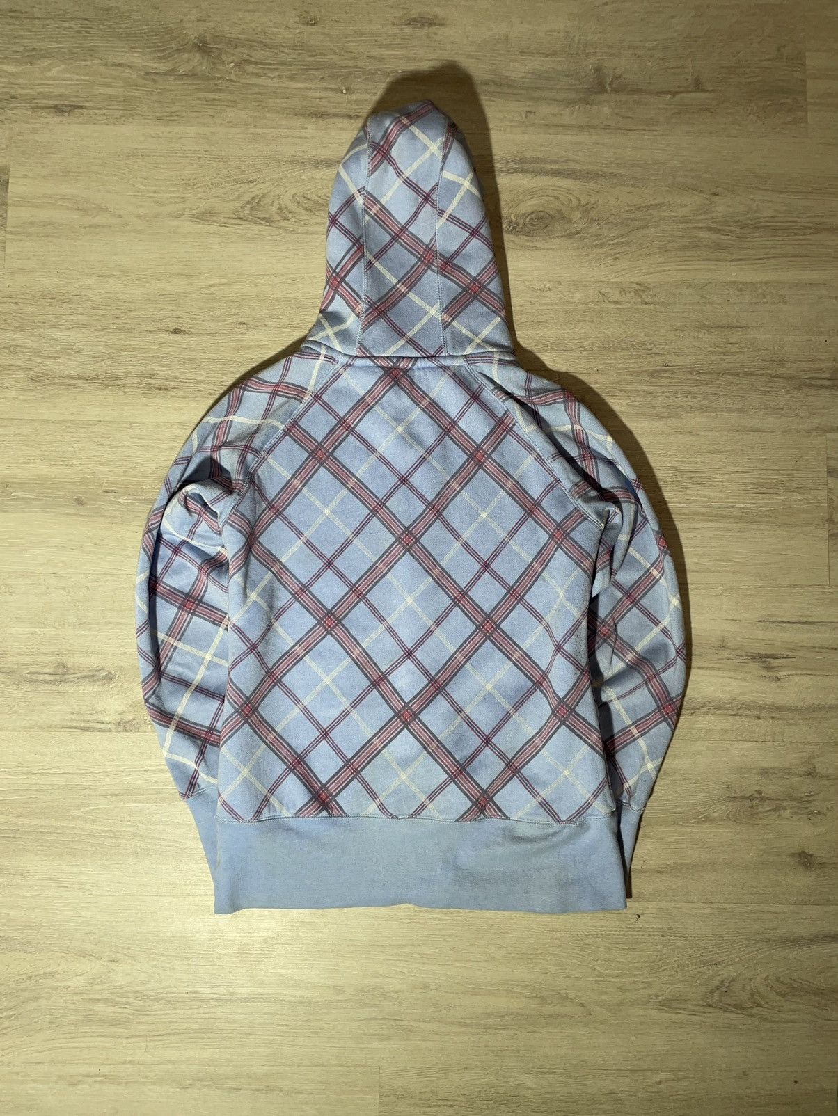 Other Vintage Fishbone Checkered Sherpa Zip Hoodie Fullprint Y2K Size XL / US 12-14 / IT 48-50 - 2 Thumbnail