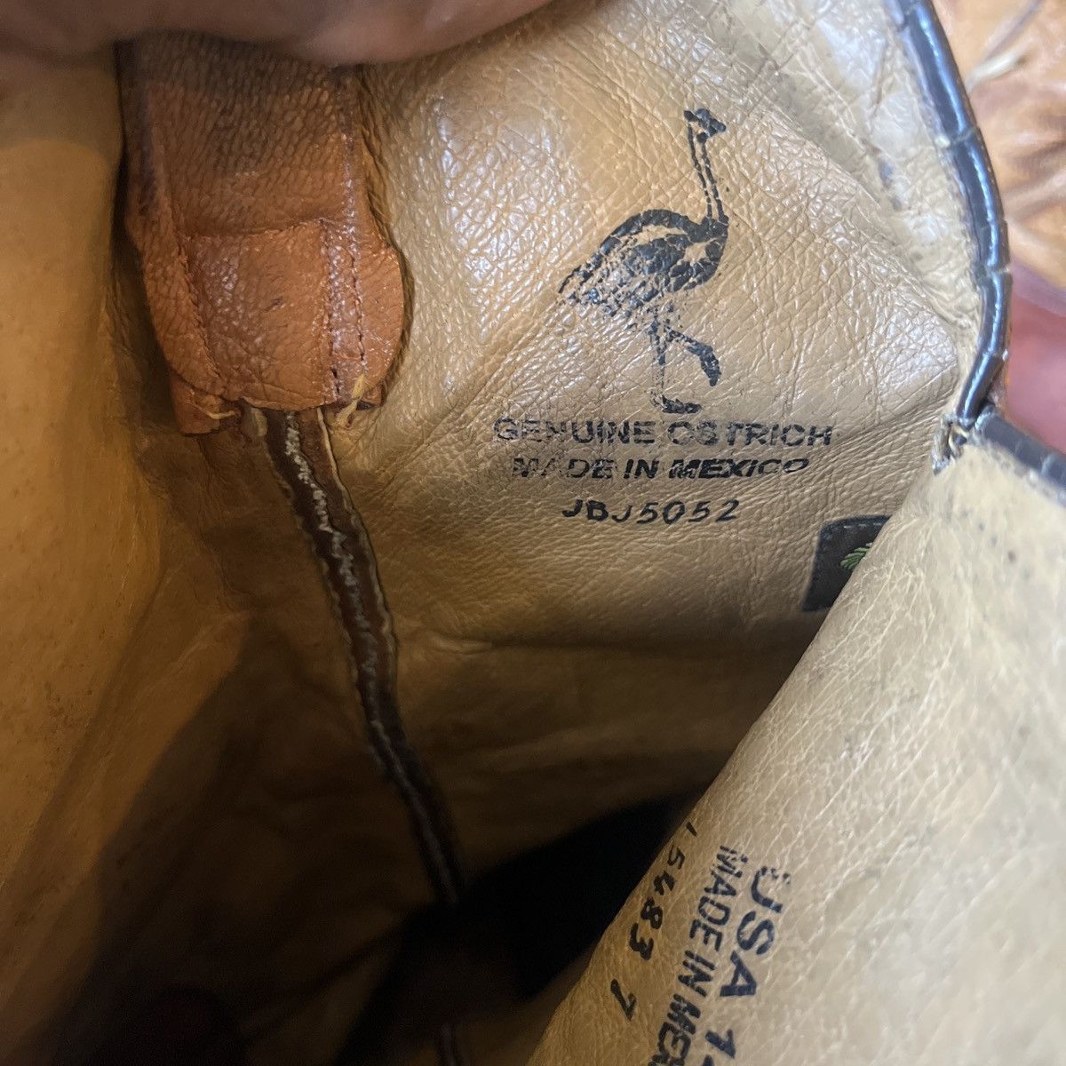 Vintage Vintage Ostrich cowboyboots Size US 14 / EU 47 - 2 Thumbnail