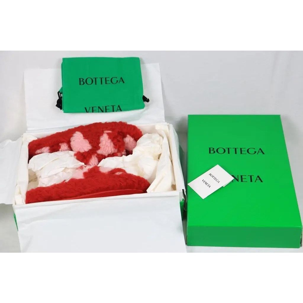Bottega Veneta o1rshd1 Shearling Resort Sandals in Red Size US 10 / EU 43 - 6 Thumbnail
