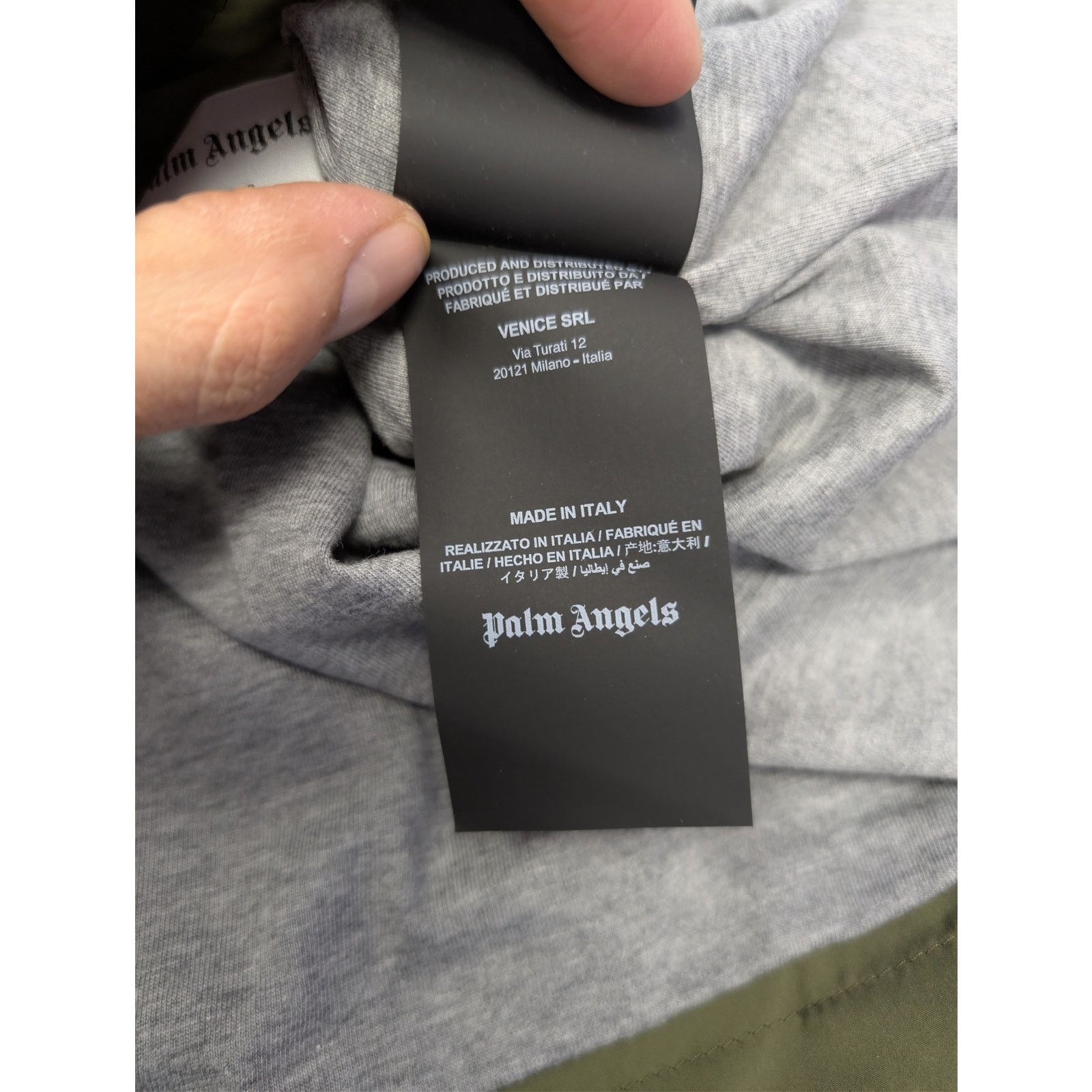 Palm Angels o1rshd1 Classic Logo Vest in Military Green / Off White Size US L / EU 52-54 / 3 - 20 Thumbnail