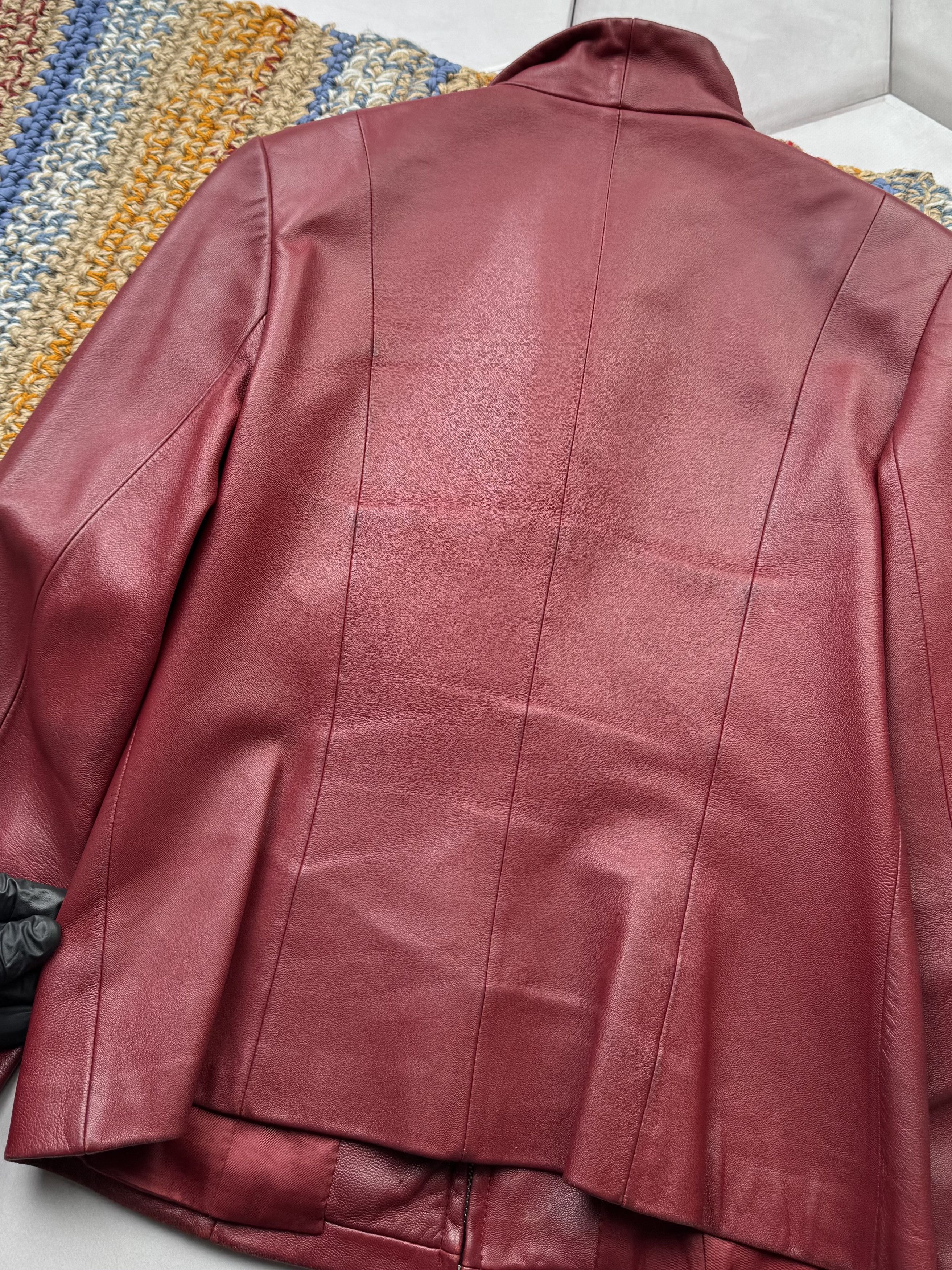 Vintage Vintage Cropped Leather Jacket Size S / US 4 / IT 40 - 16 Thumbnail