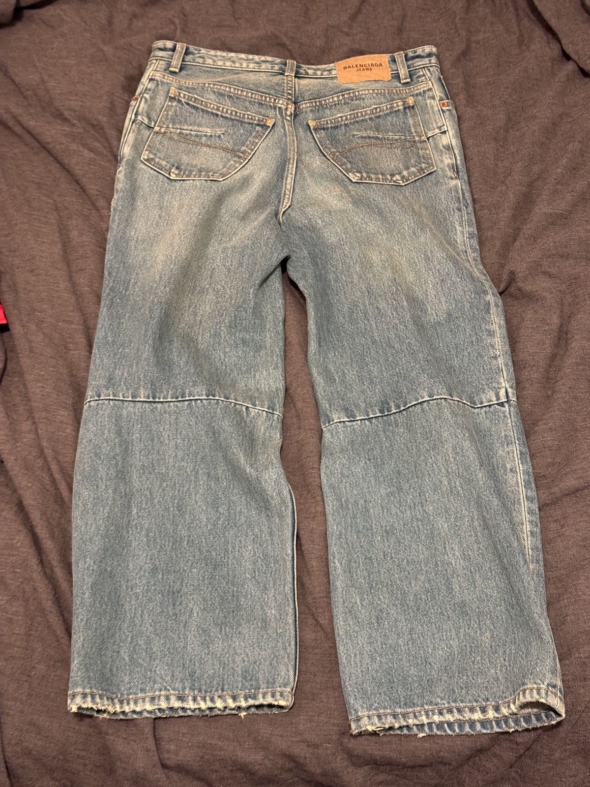Balenciaga Balenciaga True Blue Japanese Denim Size 25" / US 0 / IT 36 - 2 Thumbnail
